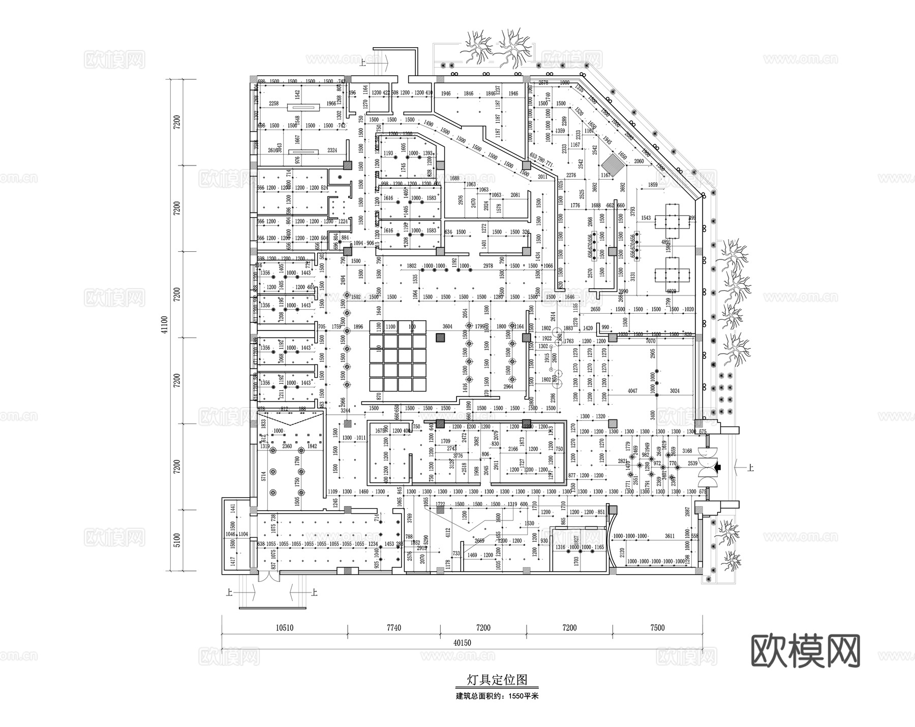 会所装修施工图cad施工图