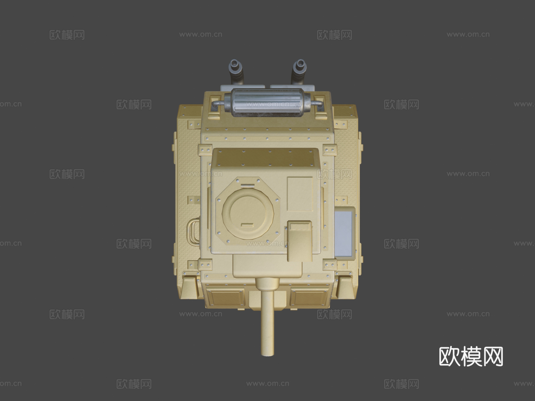 小型坦克3d模型下载（渲染图6）