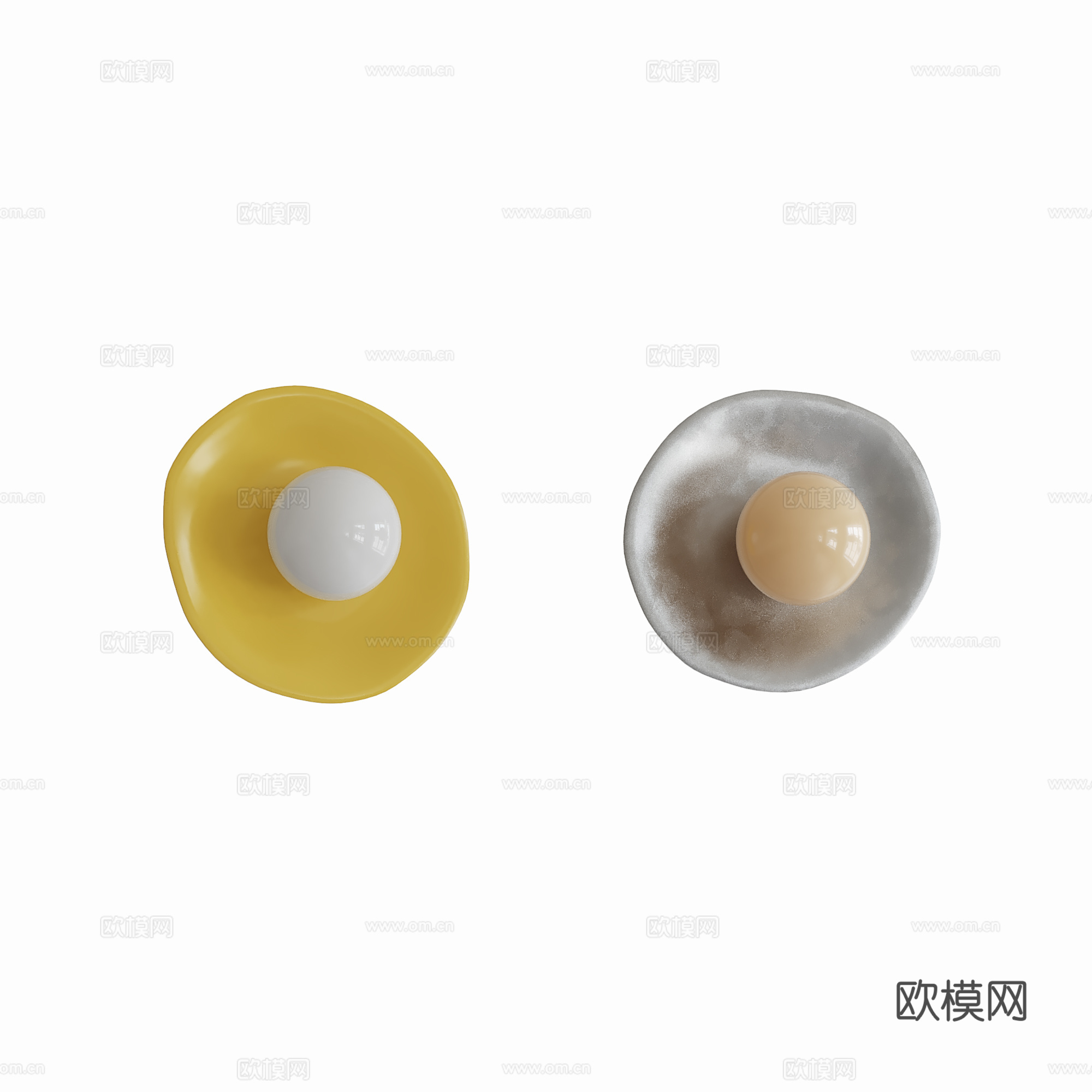 现代奶油壁灯 儿童壁灯su模型