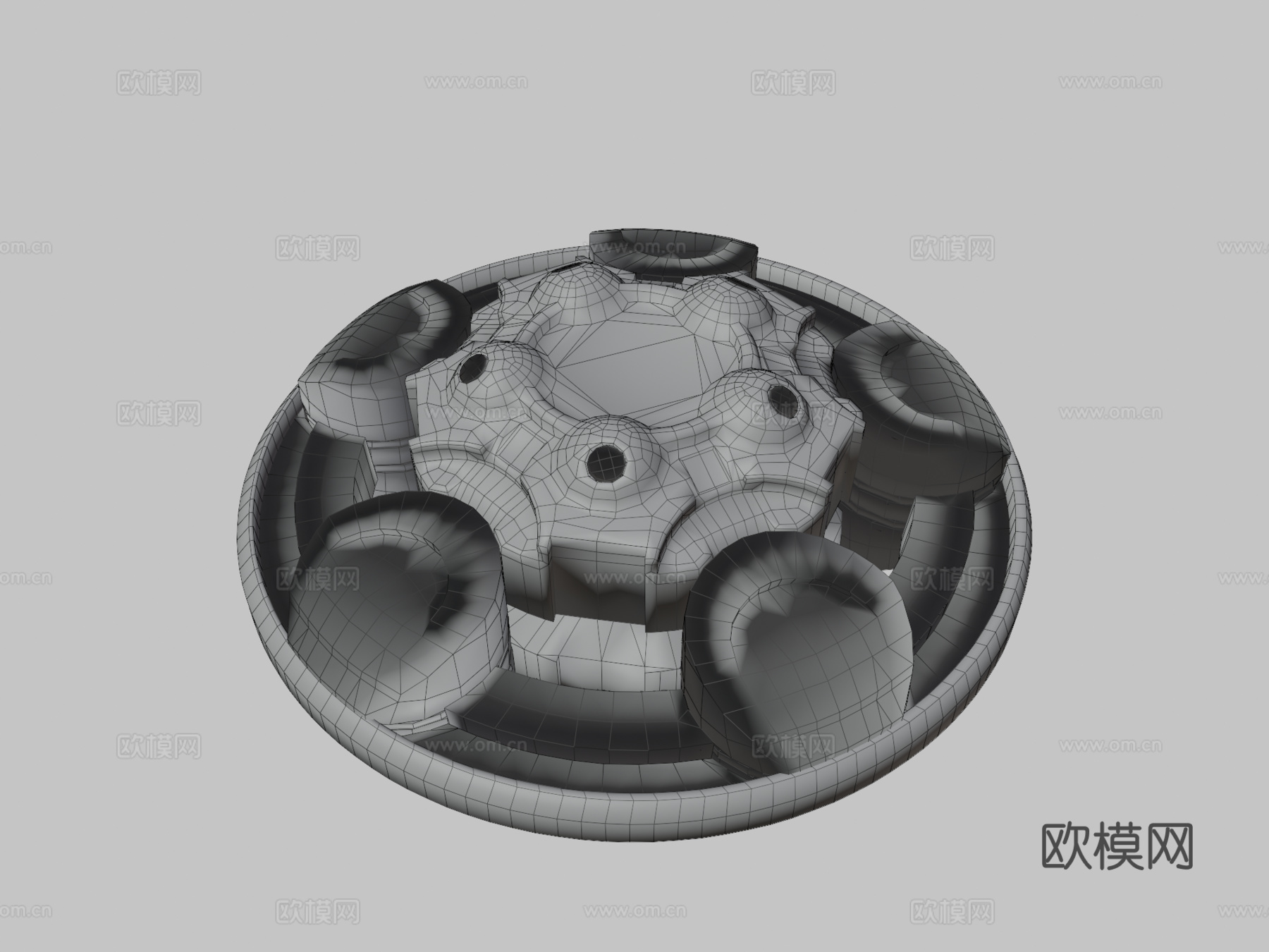 UFO 类型13d模型下载（渲染图3）