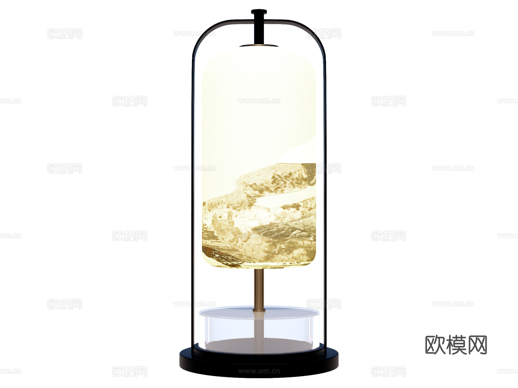 台灯 装饰灯具 氛围灯具su模型