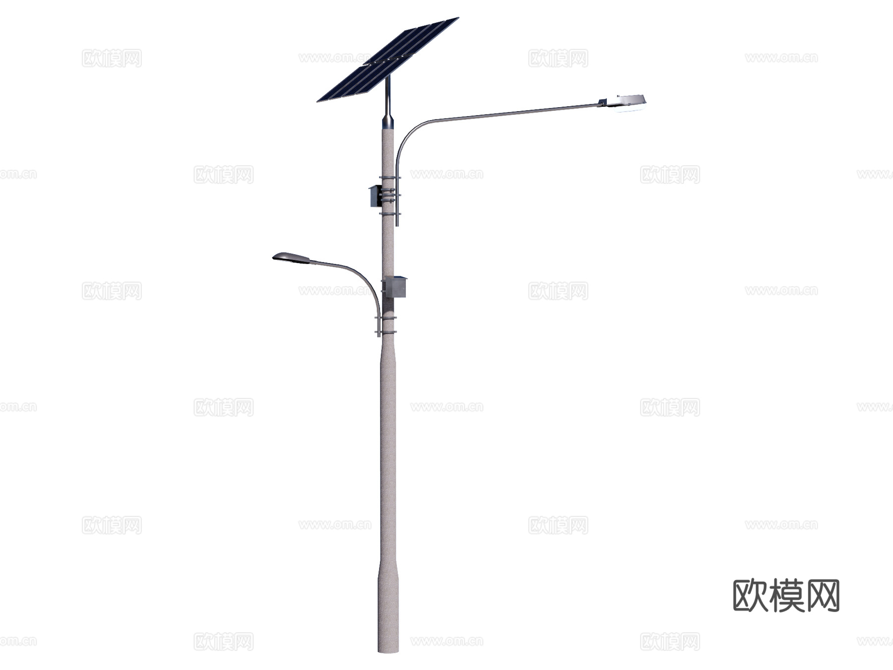 路灯 太阳能路灯 市政路灯su模型
