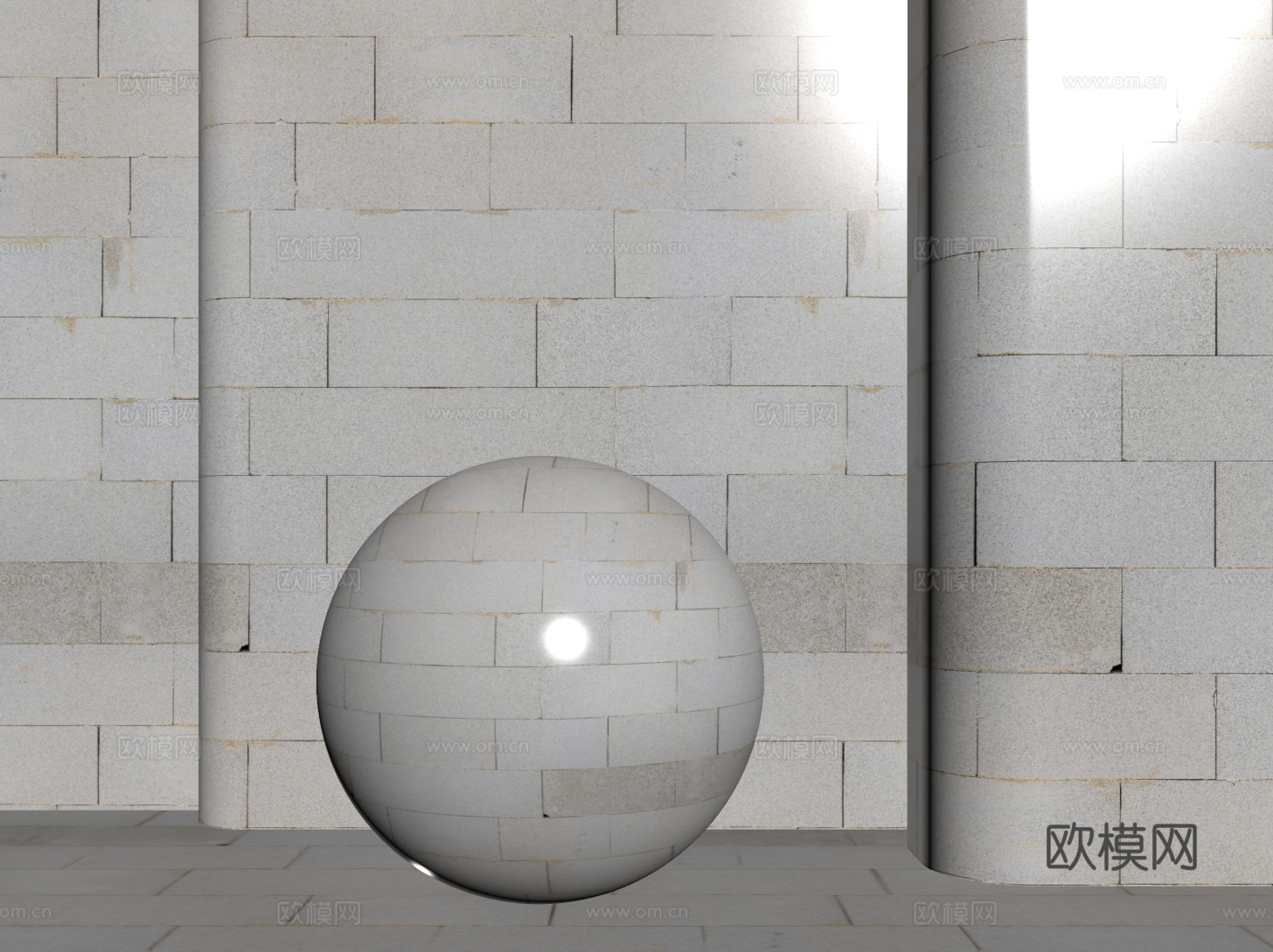 现代砖墙 青石砖墙 脏旧砖墙 仿古砖墙 工业砖墙su模型