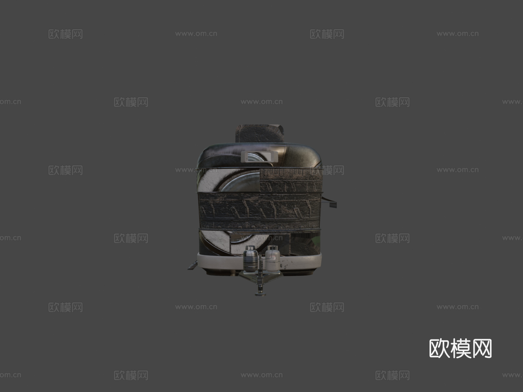 复古拖车3d模型下载（渲染图5）