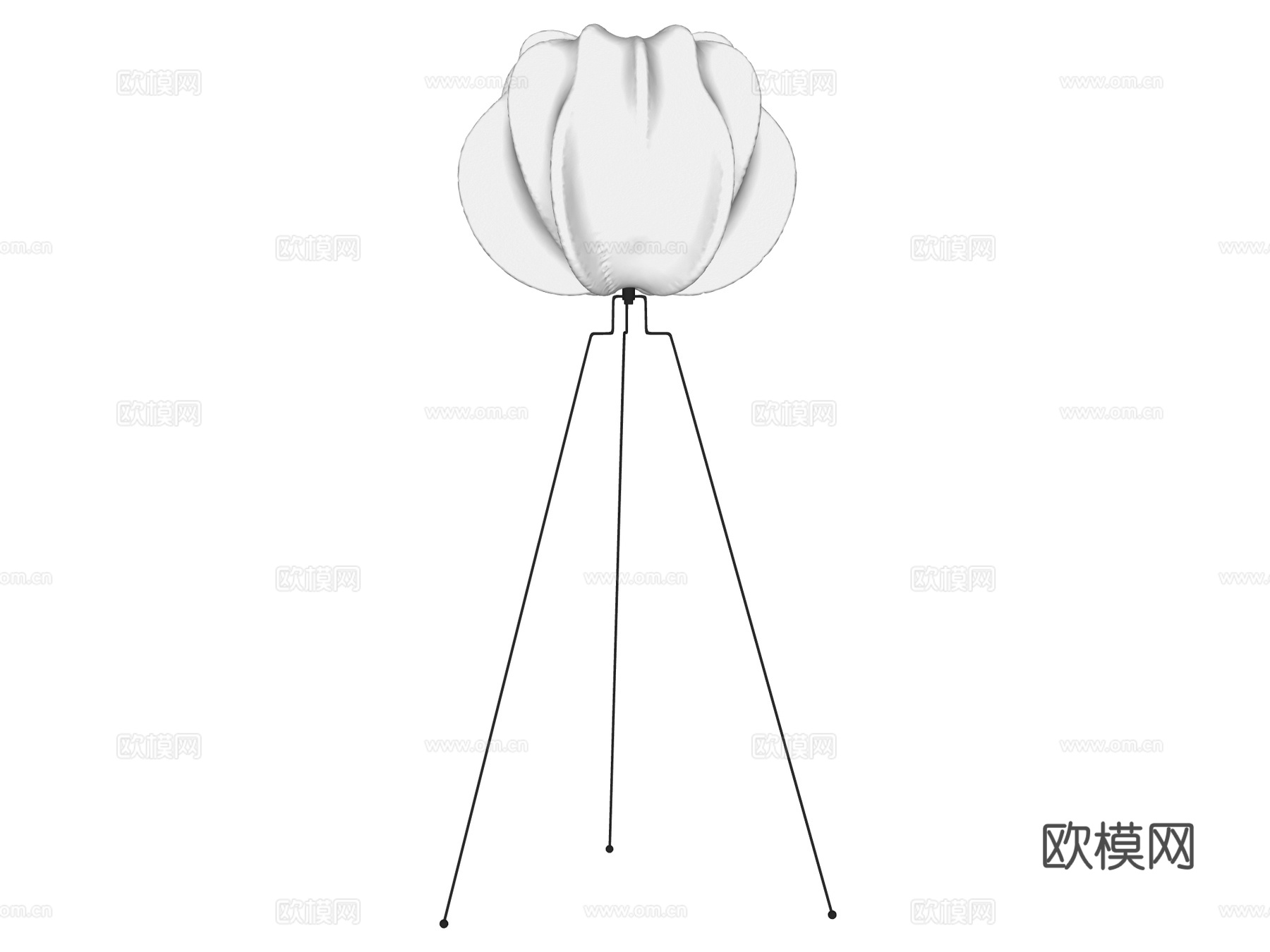 落地灯 装饰灯具 氛围落地灯su模型