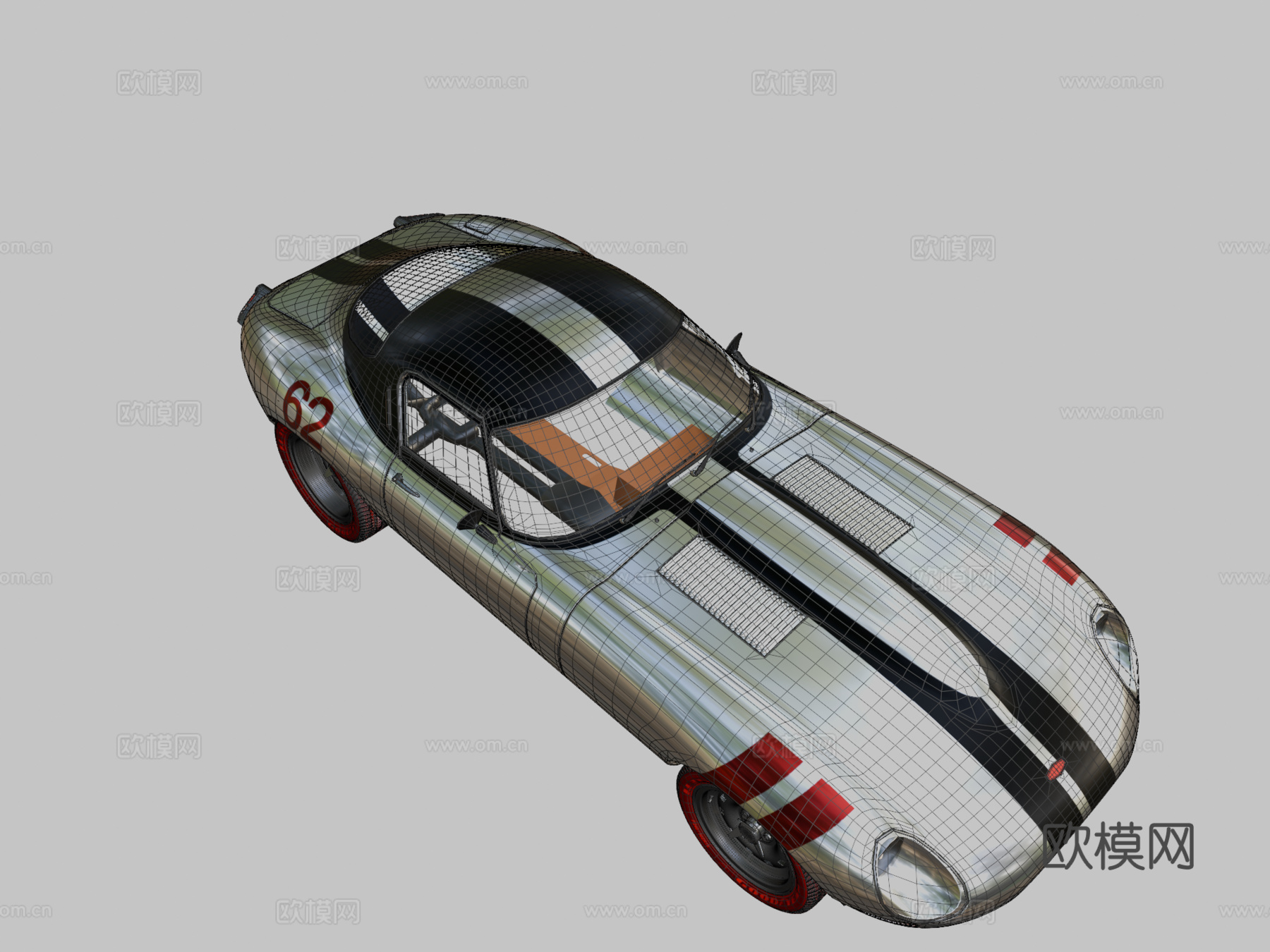 捷豹鹰GT3d模型下载（渲染图2）