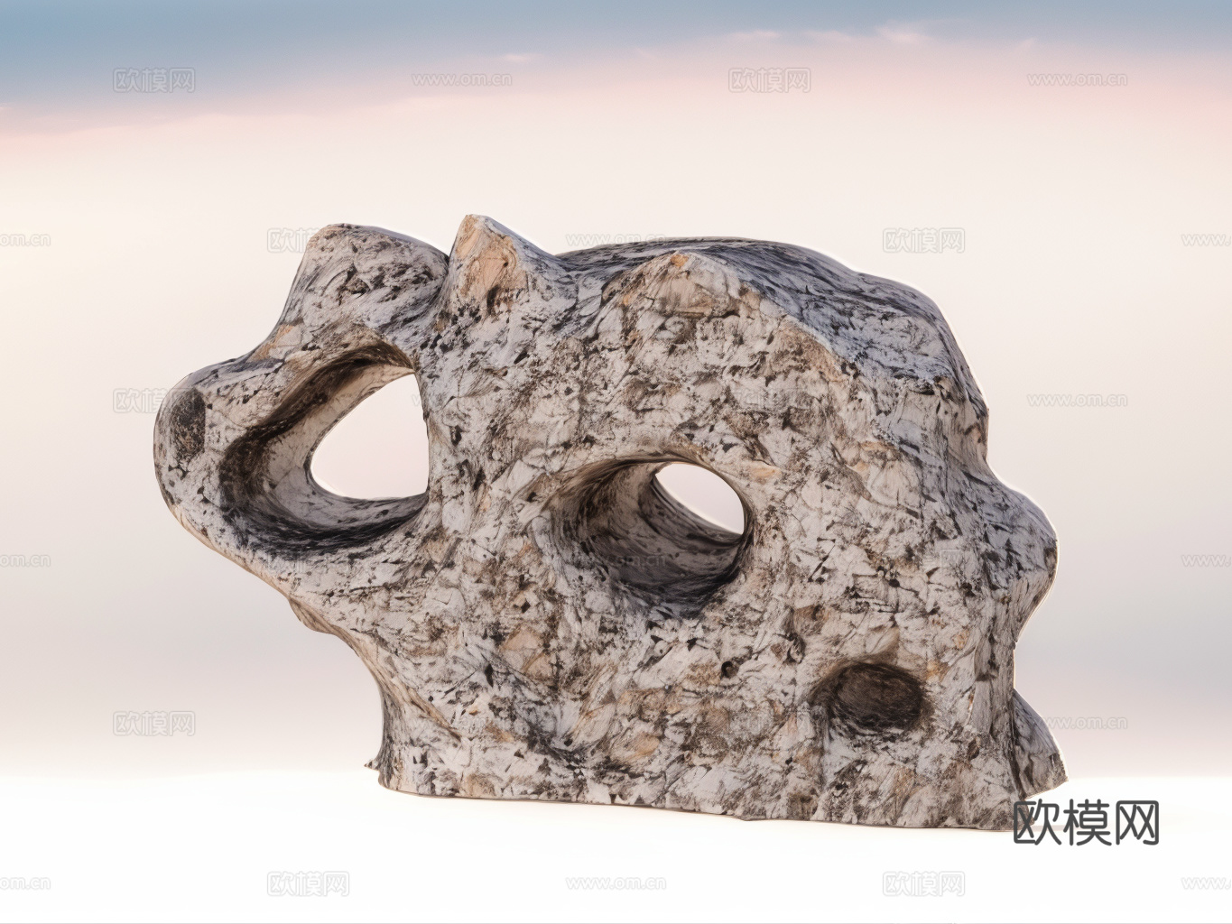 假山置石su模型