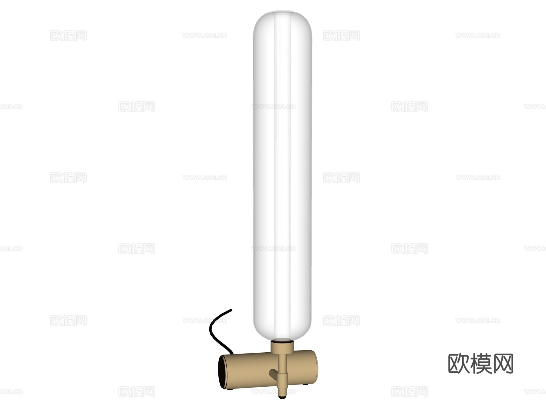 台灯 装饰灯具 氛围灯具 金属台灯 玻璃台灯su模型