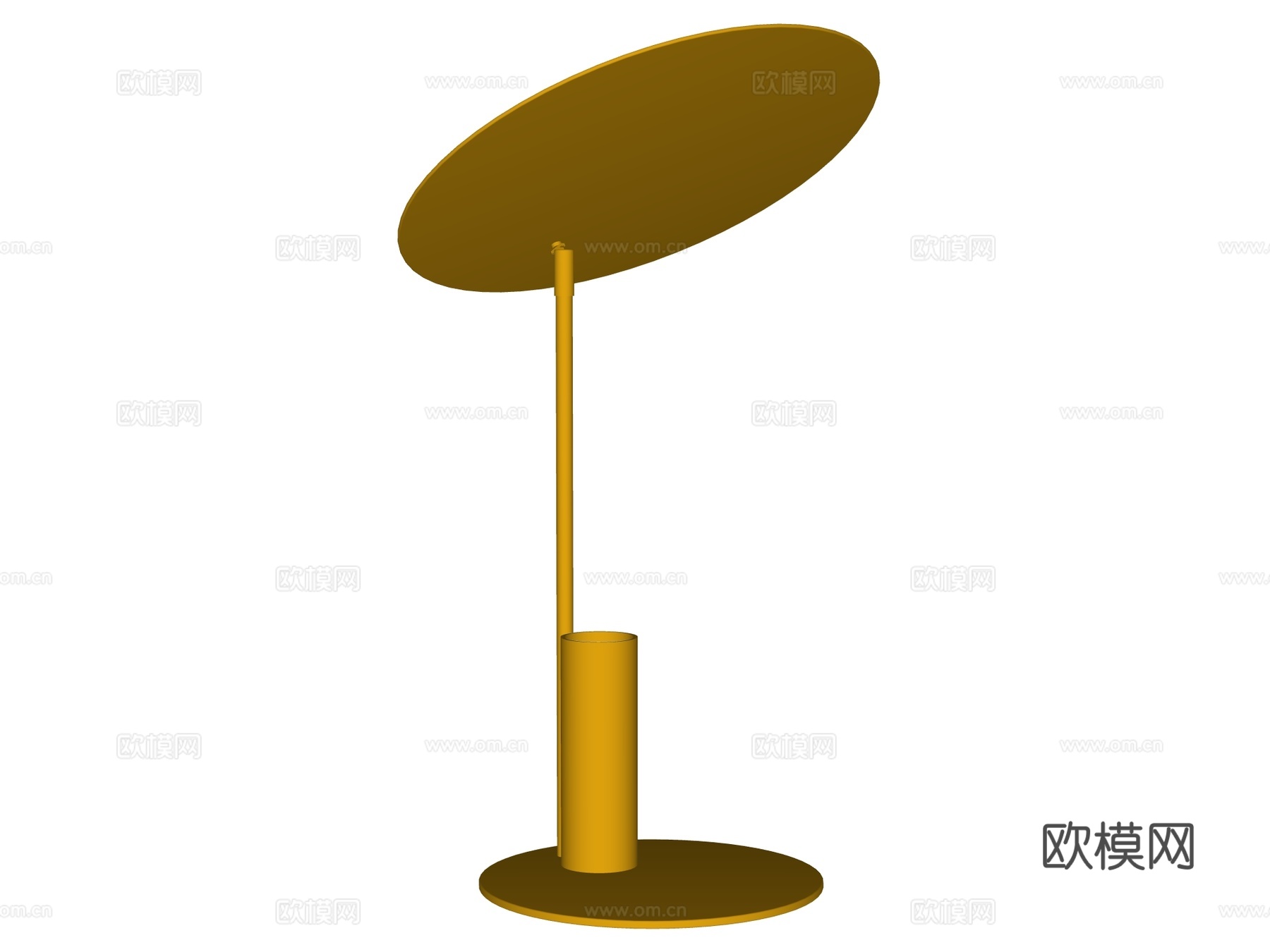 台灯 装饰灯具 氛围灯具 金属台灯su模型