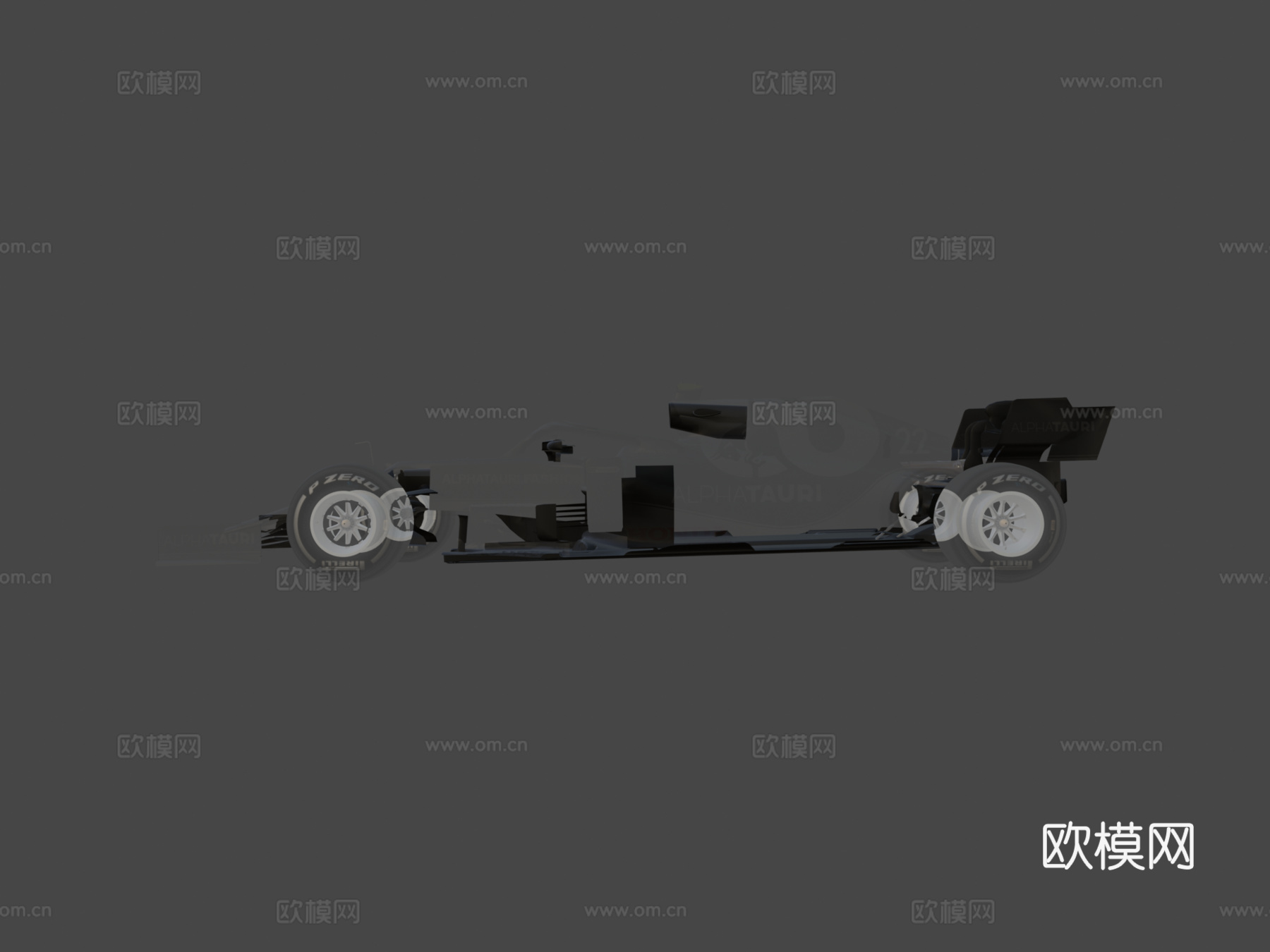 F1 2021 阿尔法托利AT023d模型下载（渲染图6）