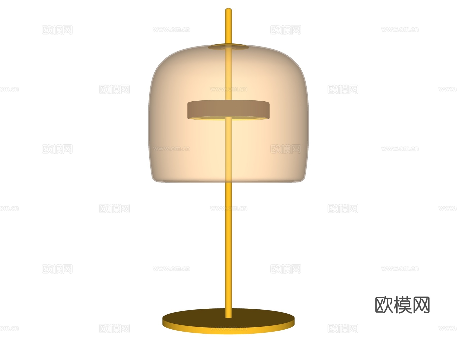 台灯 装饰灯具 氛围灯具 金属台灯 玻璃台灯su模型