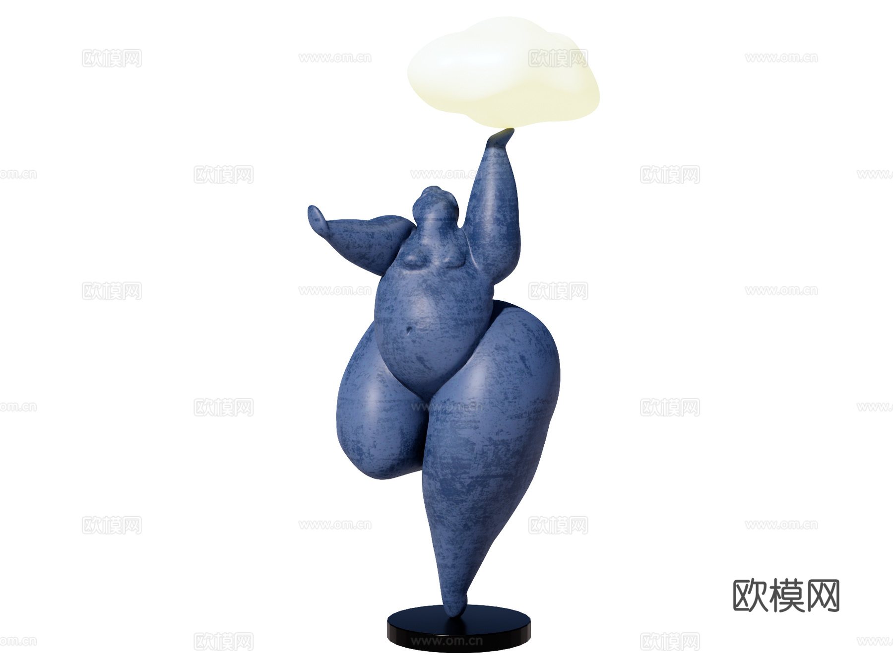 台灯 装饰灯具 氛围灯具 雕塑台灯su模型