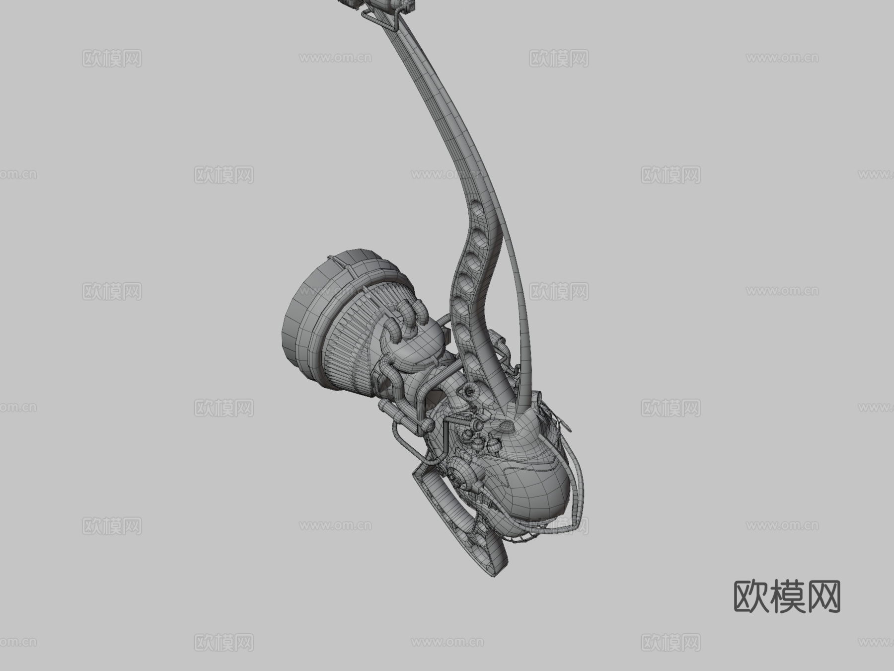 船_蒸汽朋克3d模型下载（渲染图3）