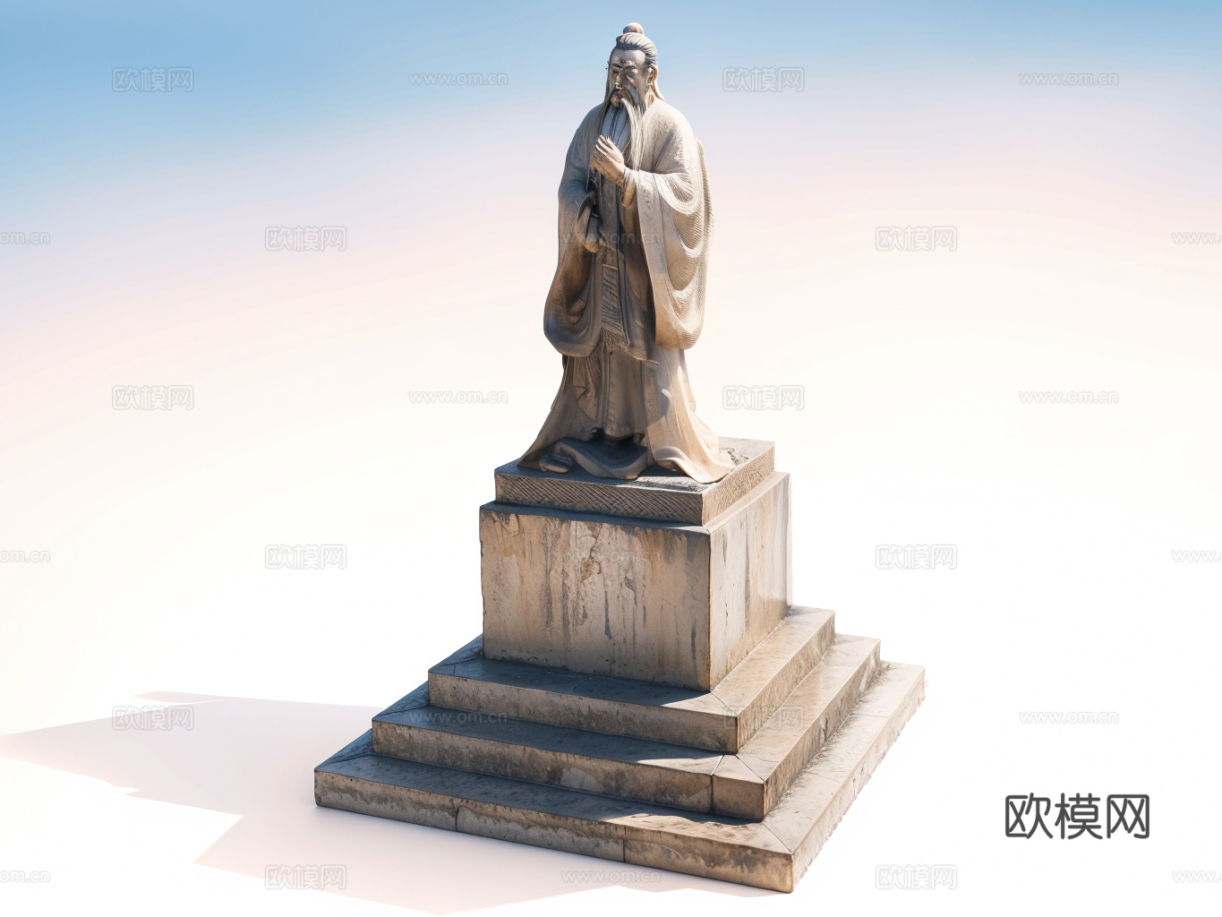 雕塑小品su模型