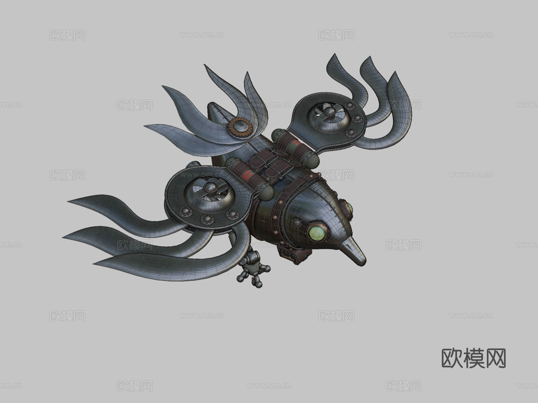 推特鸟B3d模型下载（渲染图2）