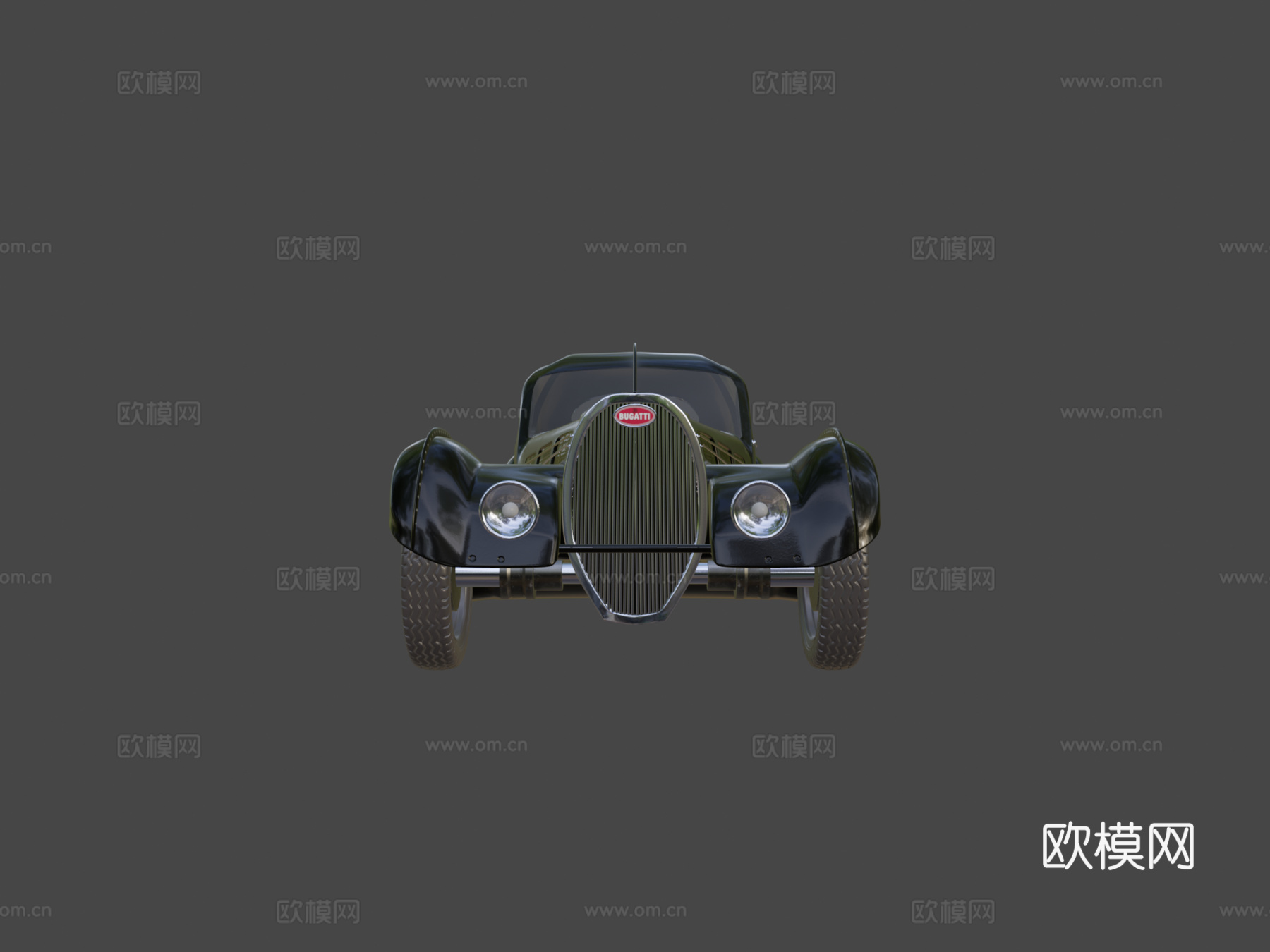 布加迪大西洋 57 SC3d模型下载（渲染图5）