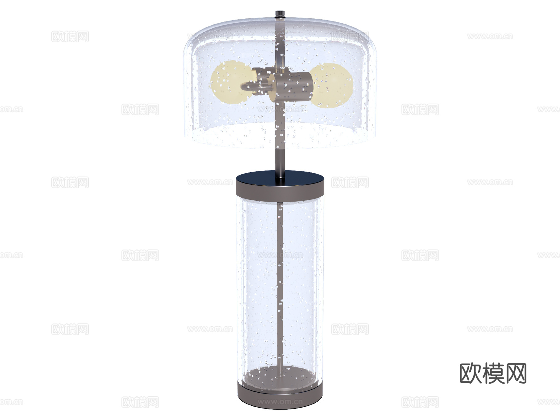 台灯 装饰灯具 氛围灯具 金属台灯 玻璃台灯su模型