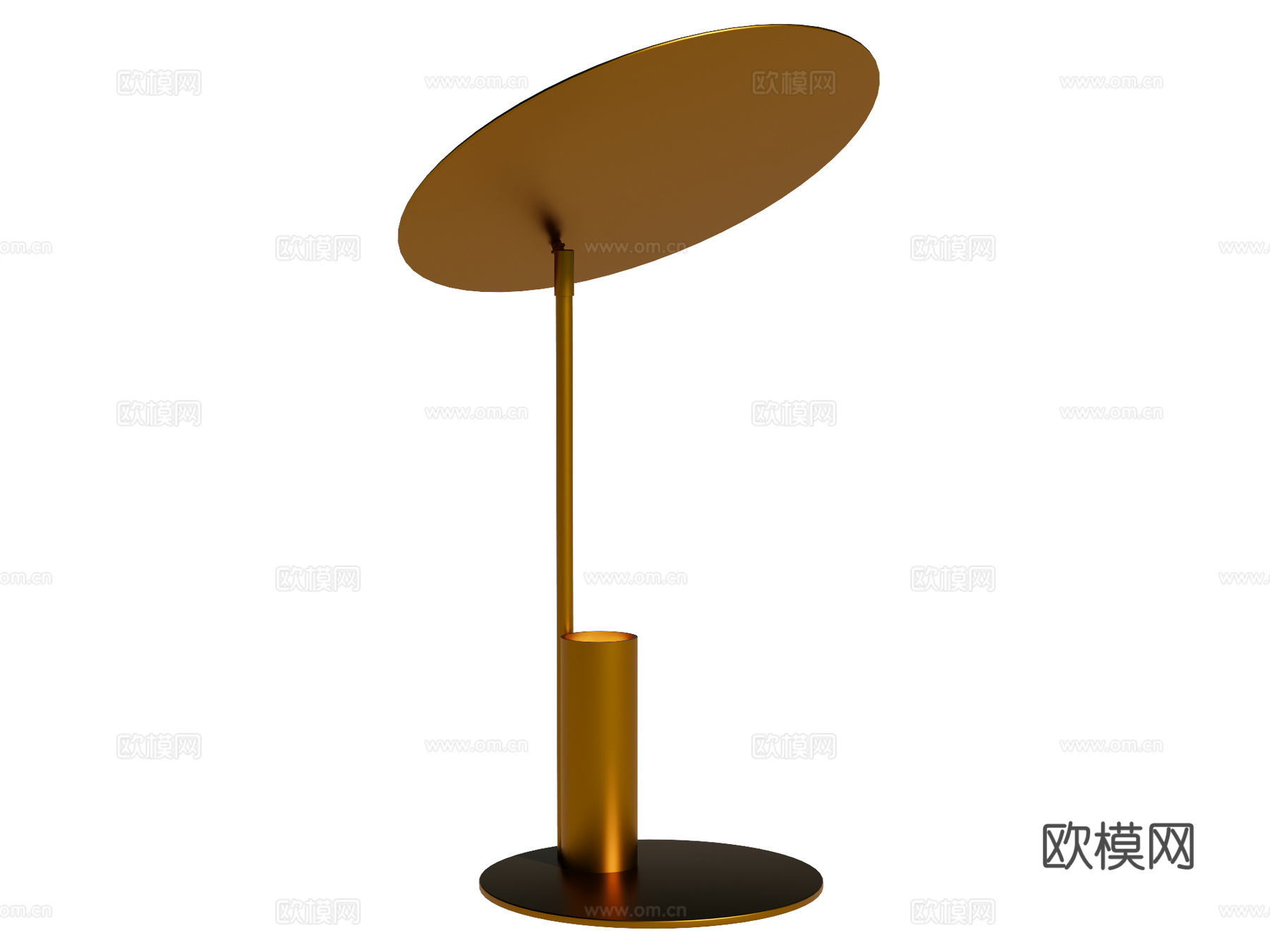 台灯 装饰灯具 氛围灯具 金属台灯su模型