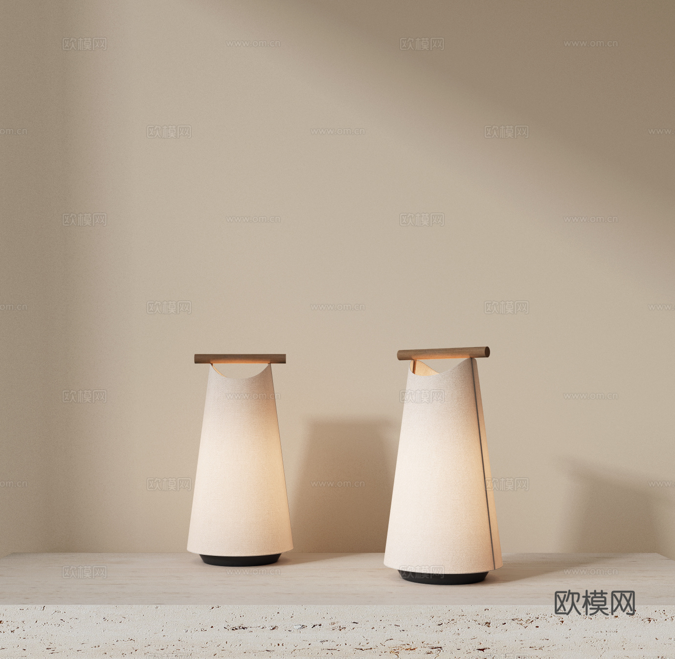 现代床头台灯 客厅台灯 艺术台灯 小台灯 小夜灯 装饰台灯su模型