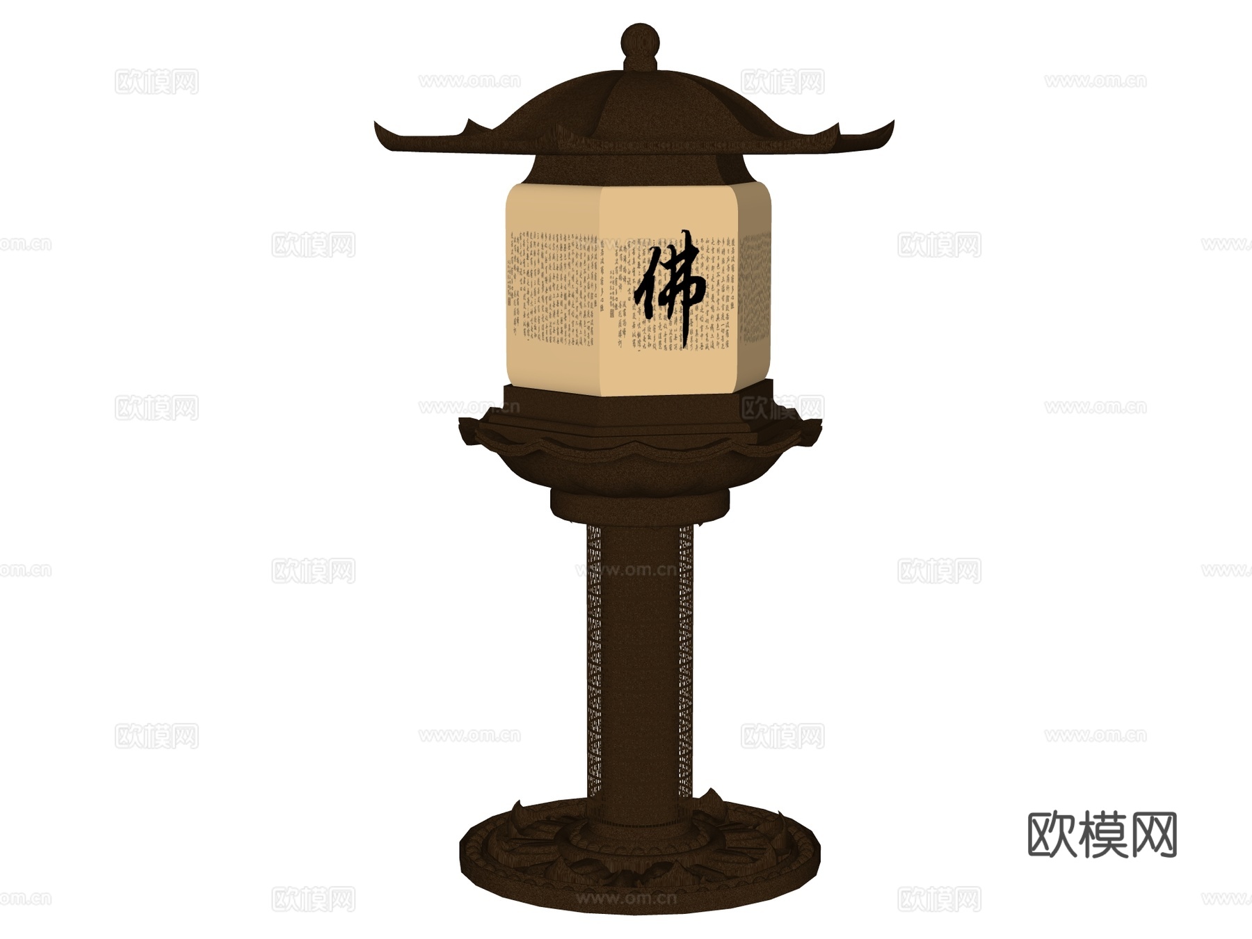 庭院灯 园林灯 园林景观构件su模型su模型