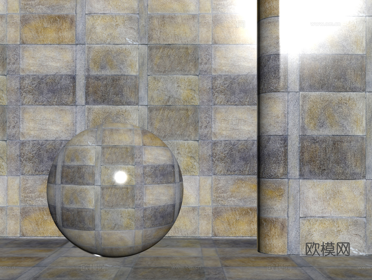 现代砖墙 青石砖墙 脏旧砖墙 仿古砖墙 工业砖墙su模型