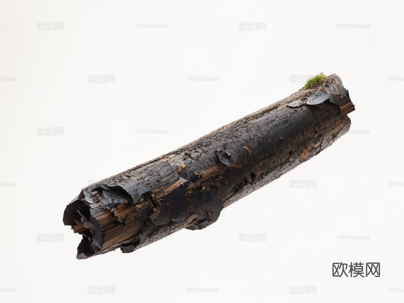 木材柴火堆su模型