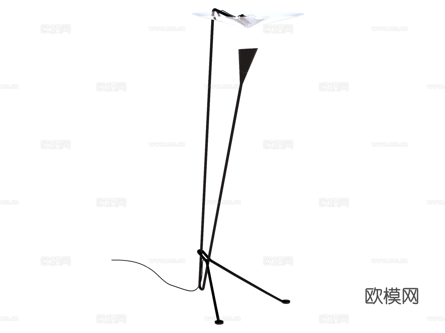 落地灯 装饰灯具 氛围落地灯su模型