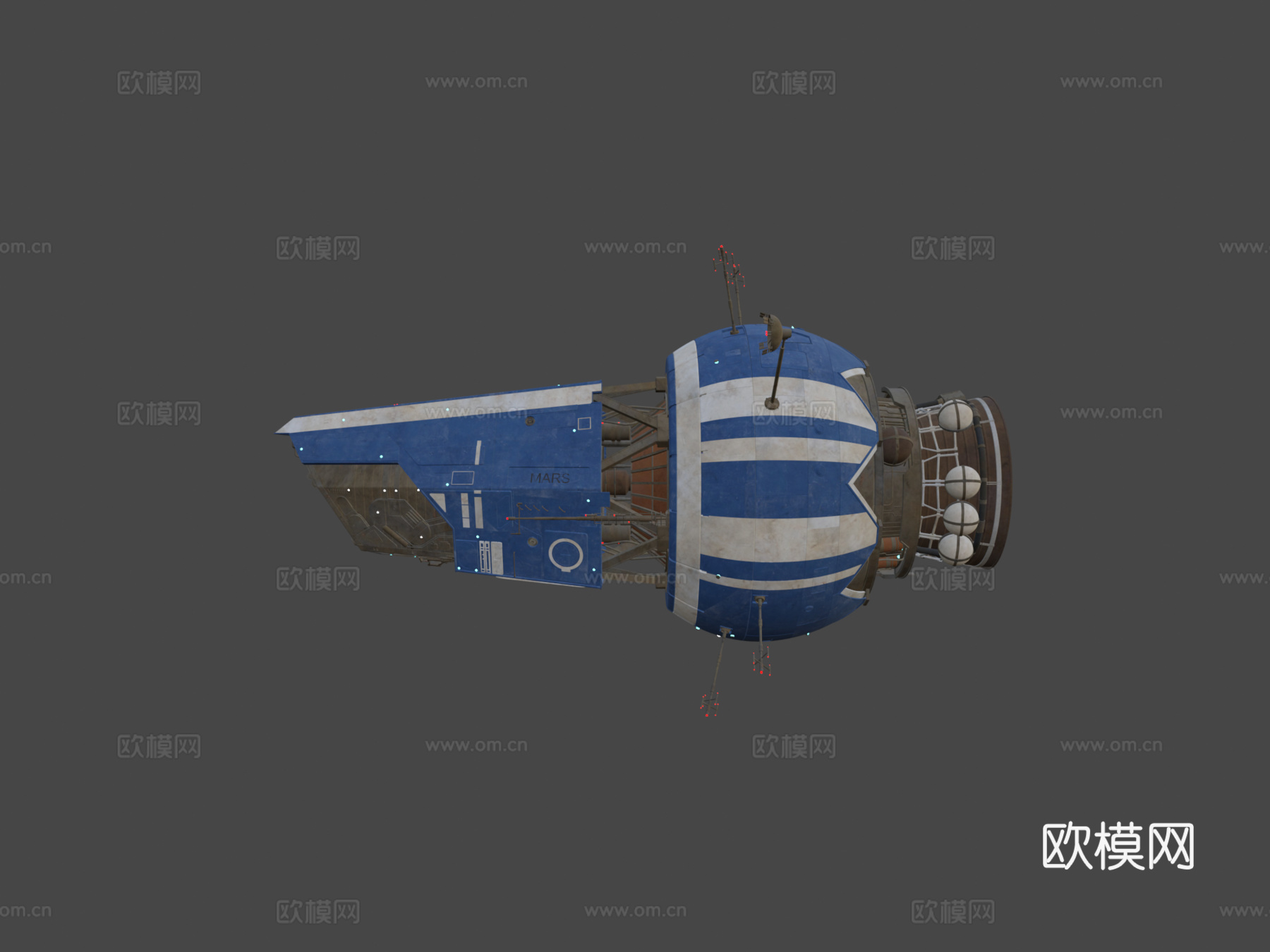 爱泼斯坦的游艇（苍穹浩瀚）3d模型下载（渲染图7）