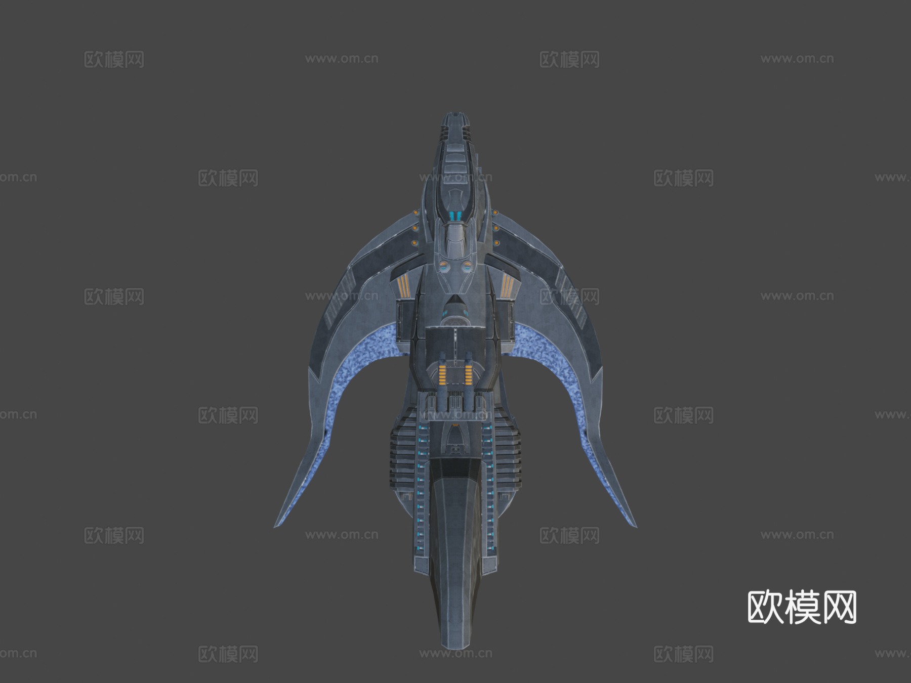 太空船 - 战斗机3d模型下载（渲染图8）