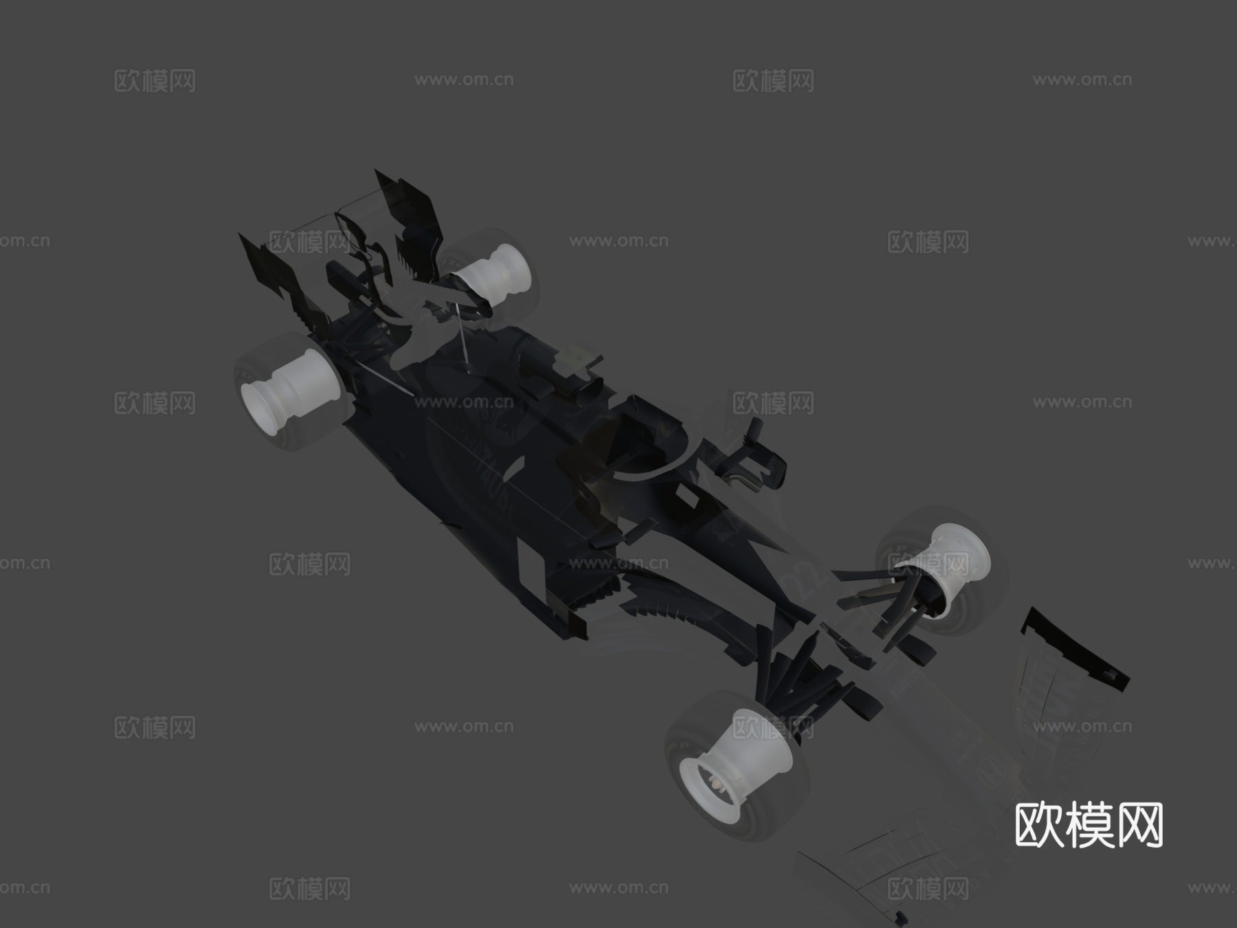 F1 2021 阿尔法托利AT023d模型下载（渲染图8）