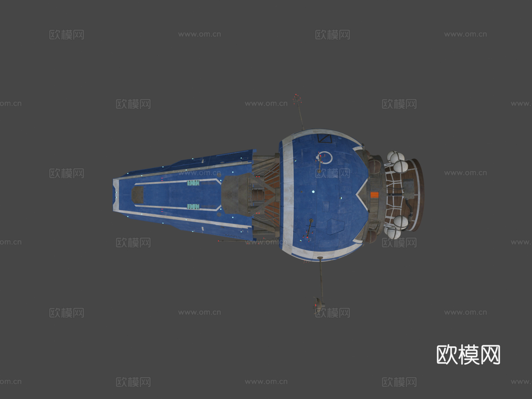 爱泼斯坦的游艇（苍穹浩瀚）3d模型下载（渲染图6）