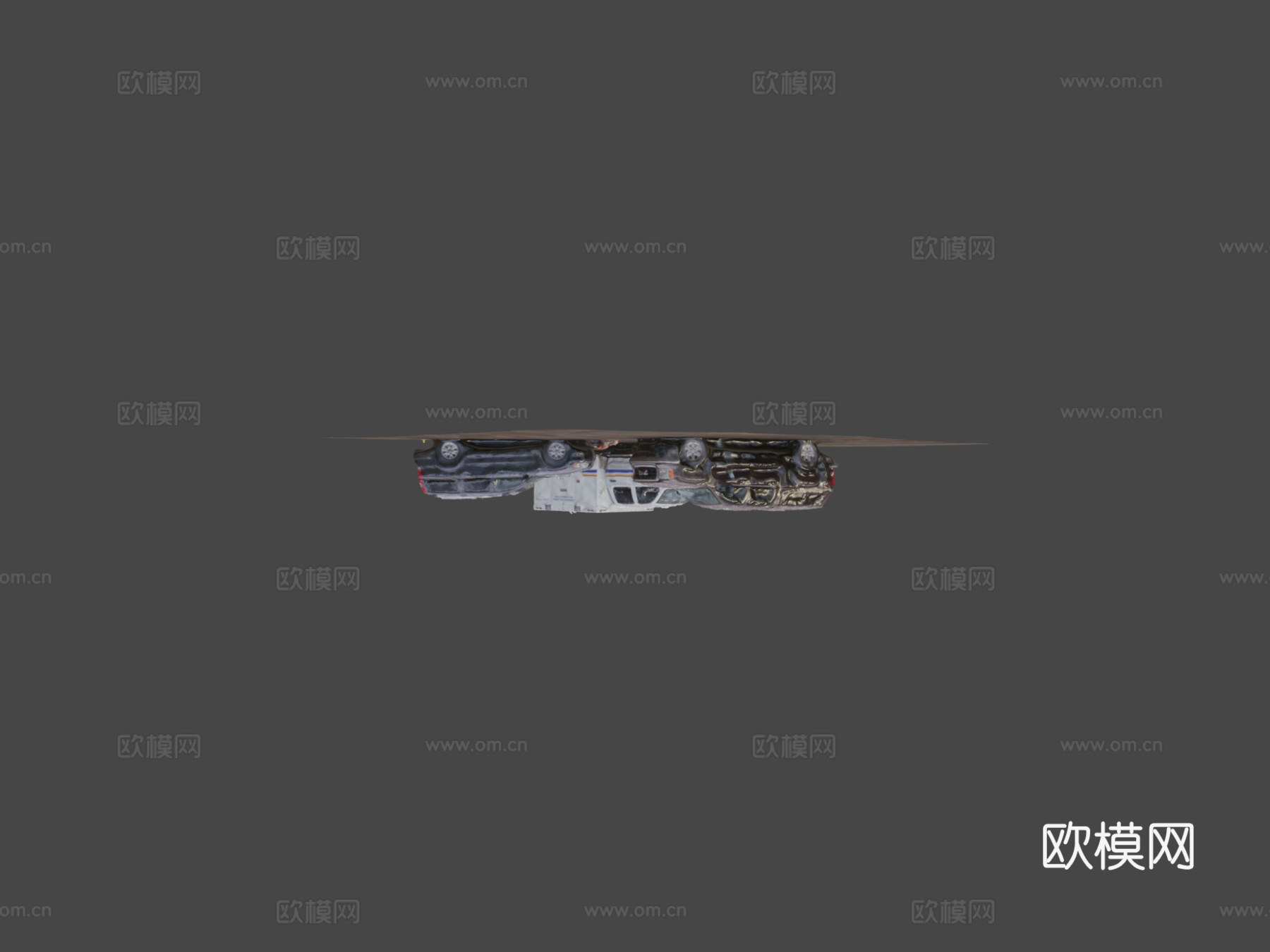 加拿大皇家骑警事故现场规程3d模型下载（渲染图5）