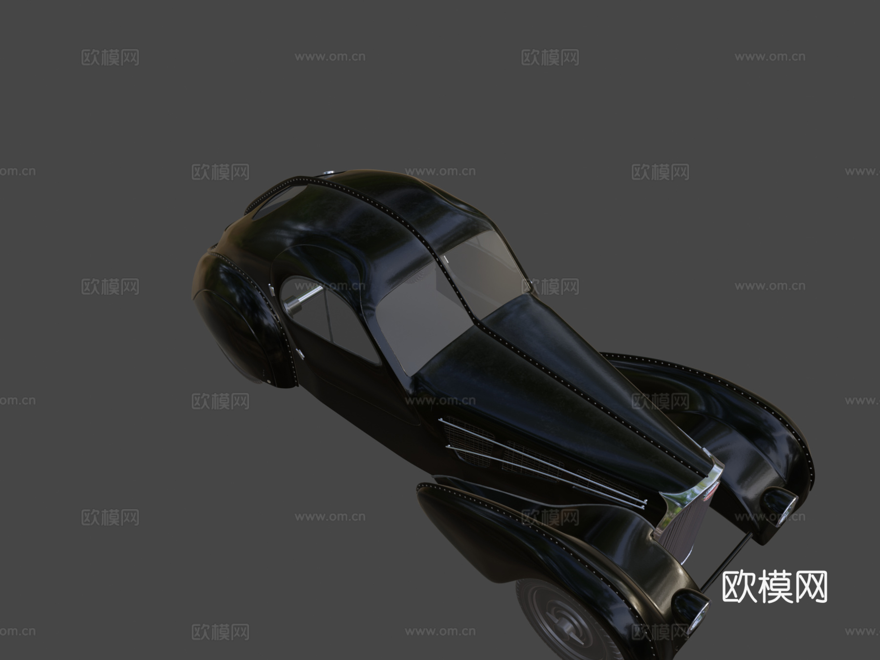 布加迪大西洋 57 SC3d模型下载（渲染图8）