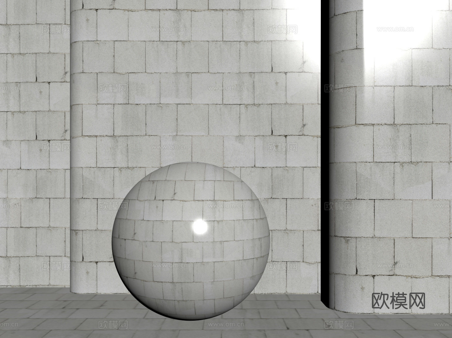 现代砖墙 青石砖墙 脏旧砖墙 仿古砖墙 工业砖墙su模型