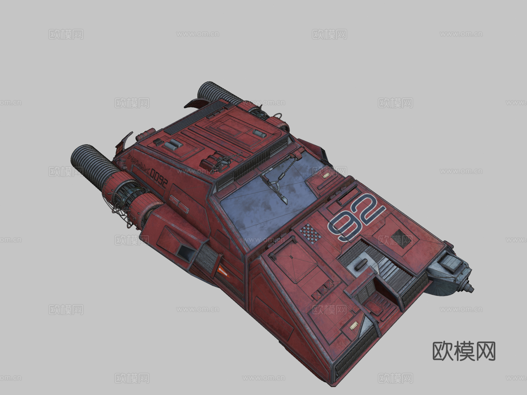 瑞秋的阿尔法罗密欧旋转车（银翼杀手）3d模型3d模型下载（渲染图2）