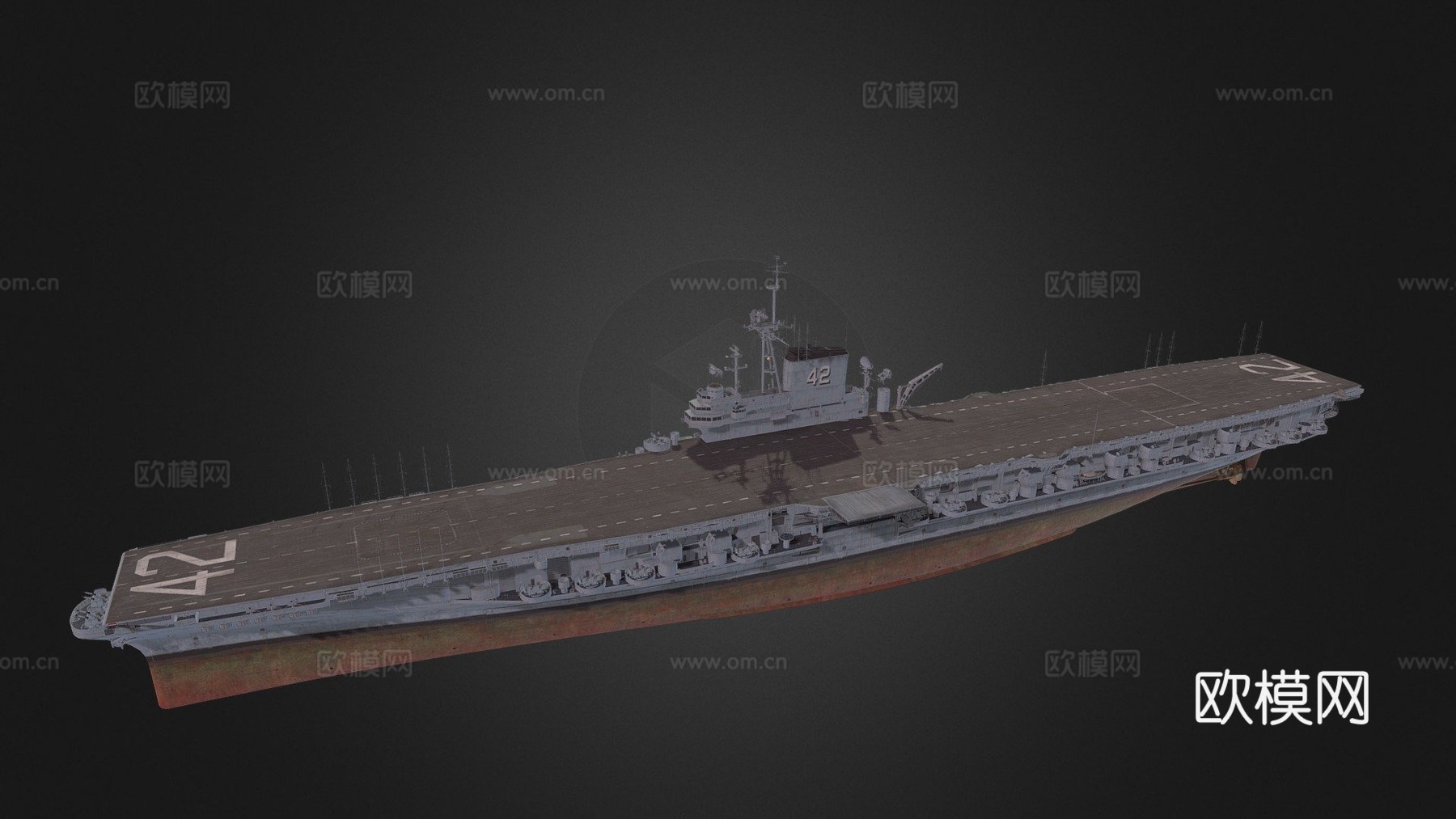 F·D·罗斯福3d模型下载（渲染图1）