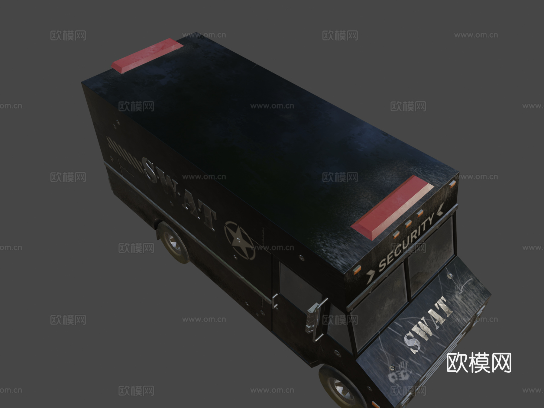特警警车3d模型下载（渲染图8）