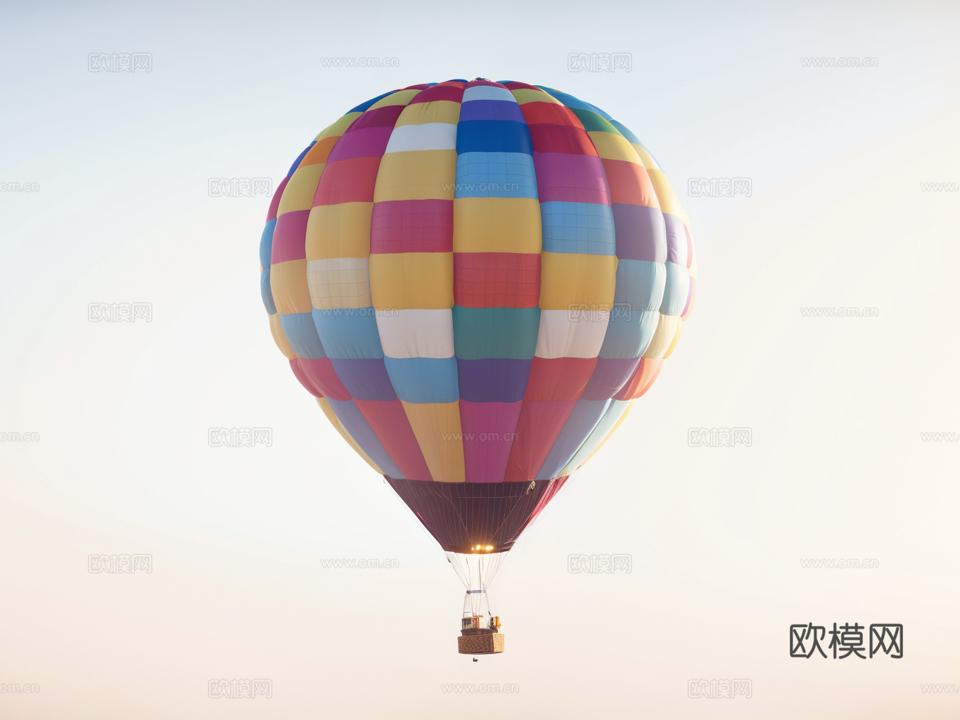 热气球su模型