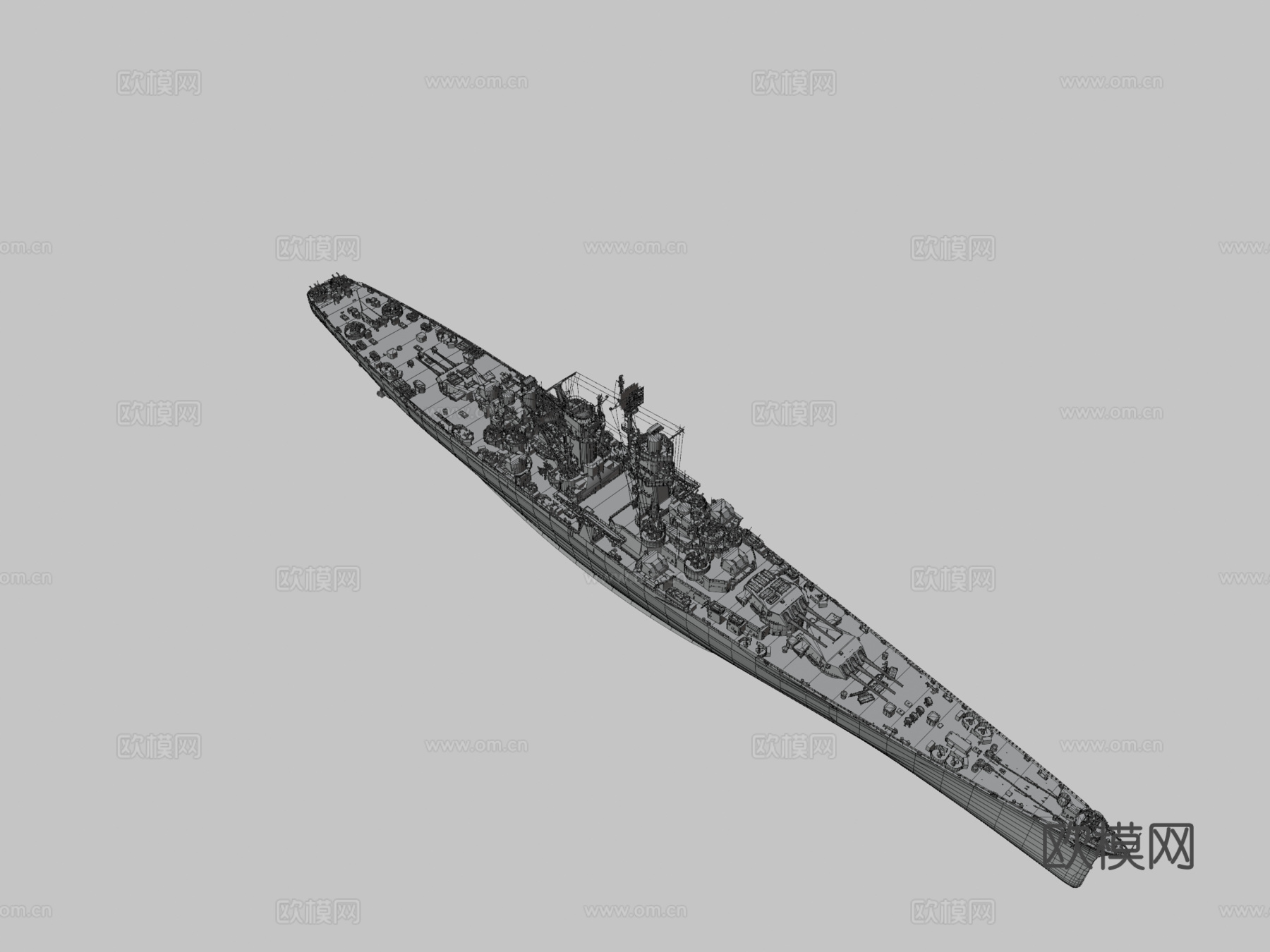 阿拉斯加3d模型下载（渲染图3）