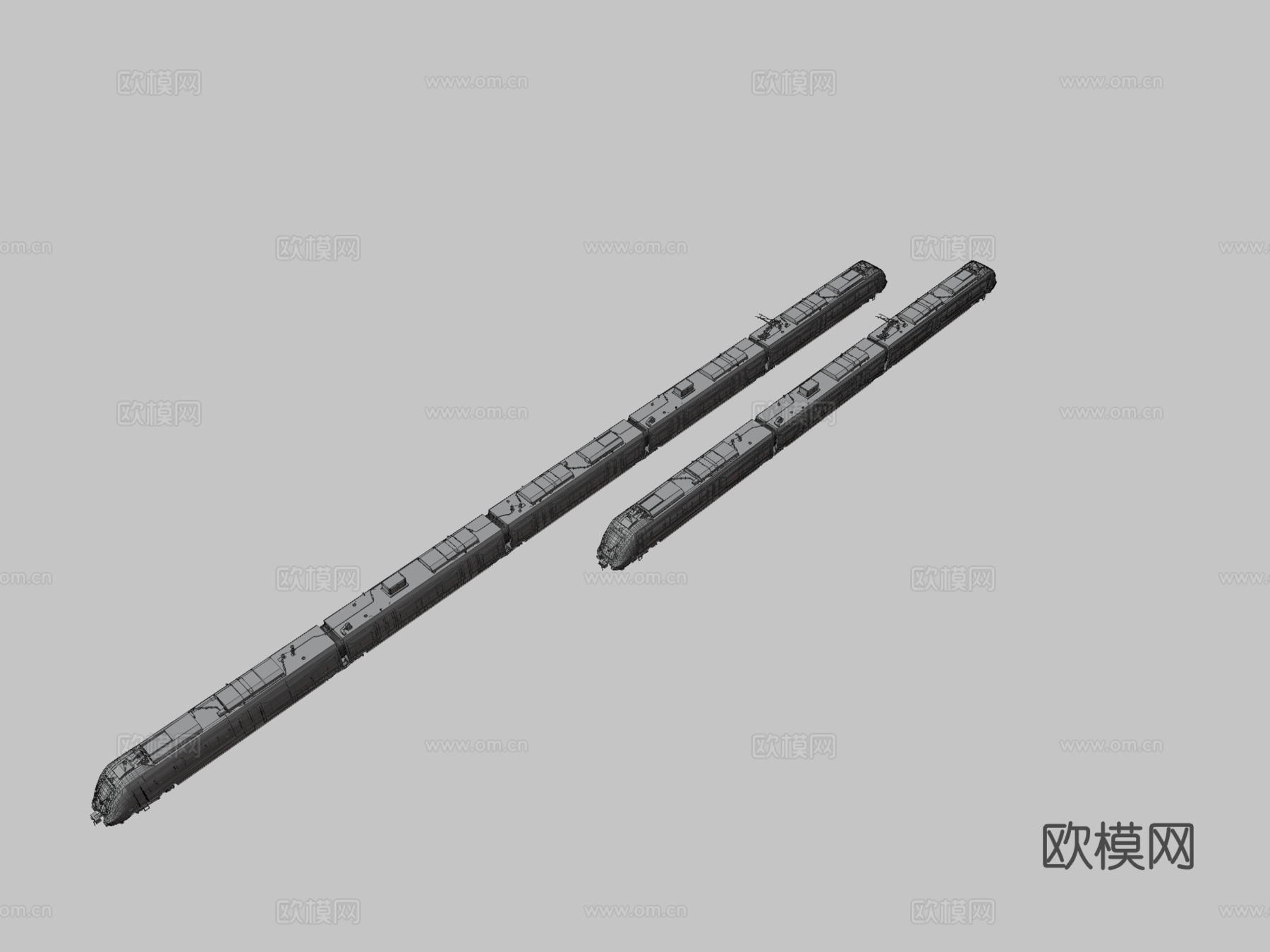 庞巴迪Talent 2-BR 442-国家快车3d模型下载（渲染图3）