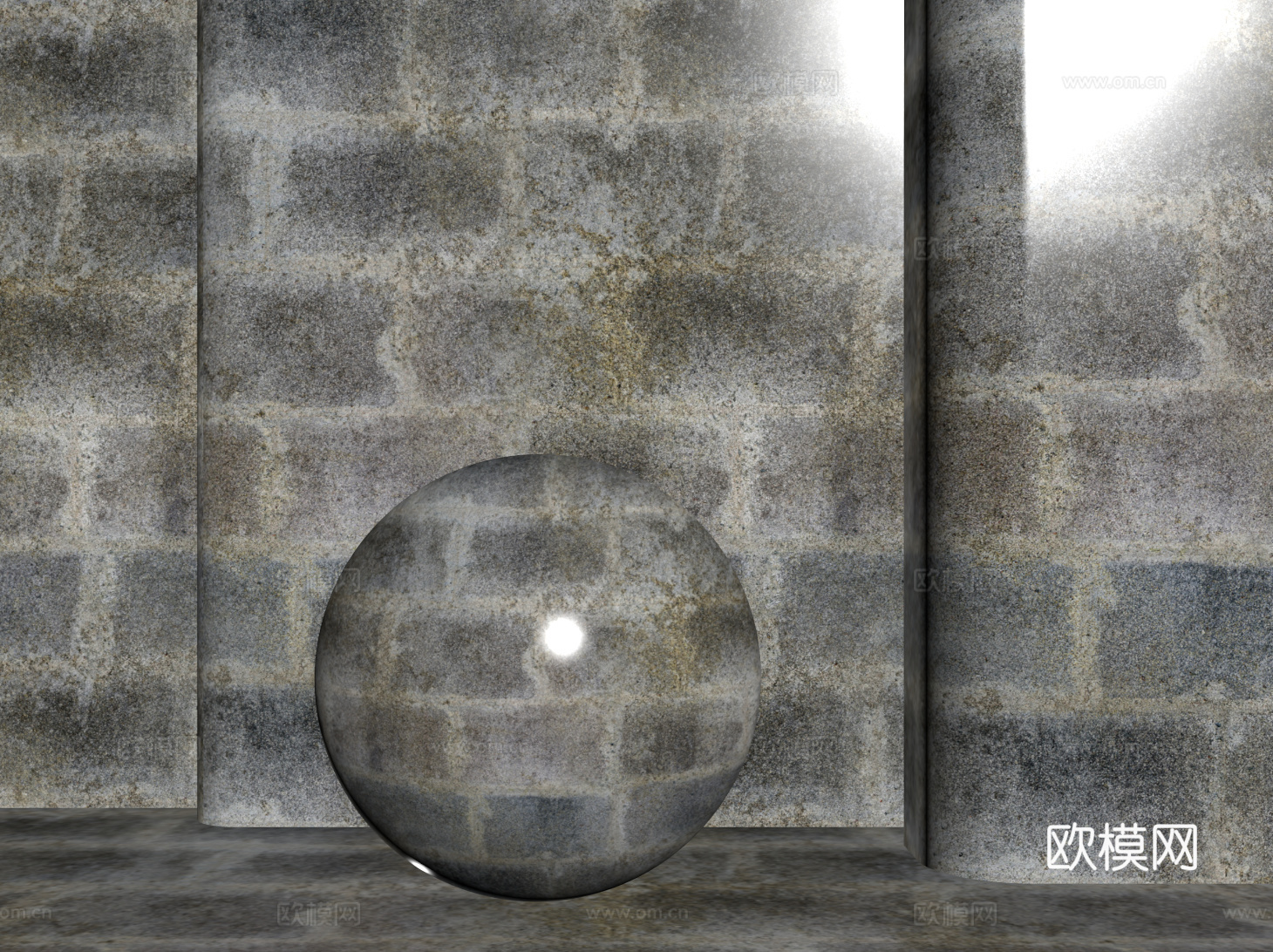 现代砖墙 青石砖墙 脏旧砖墙 仿古砖墙 工业砖墙su模型