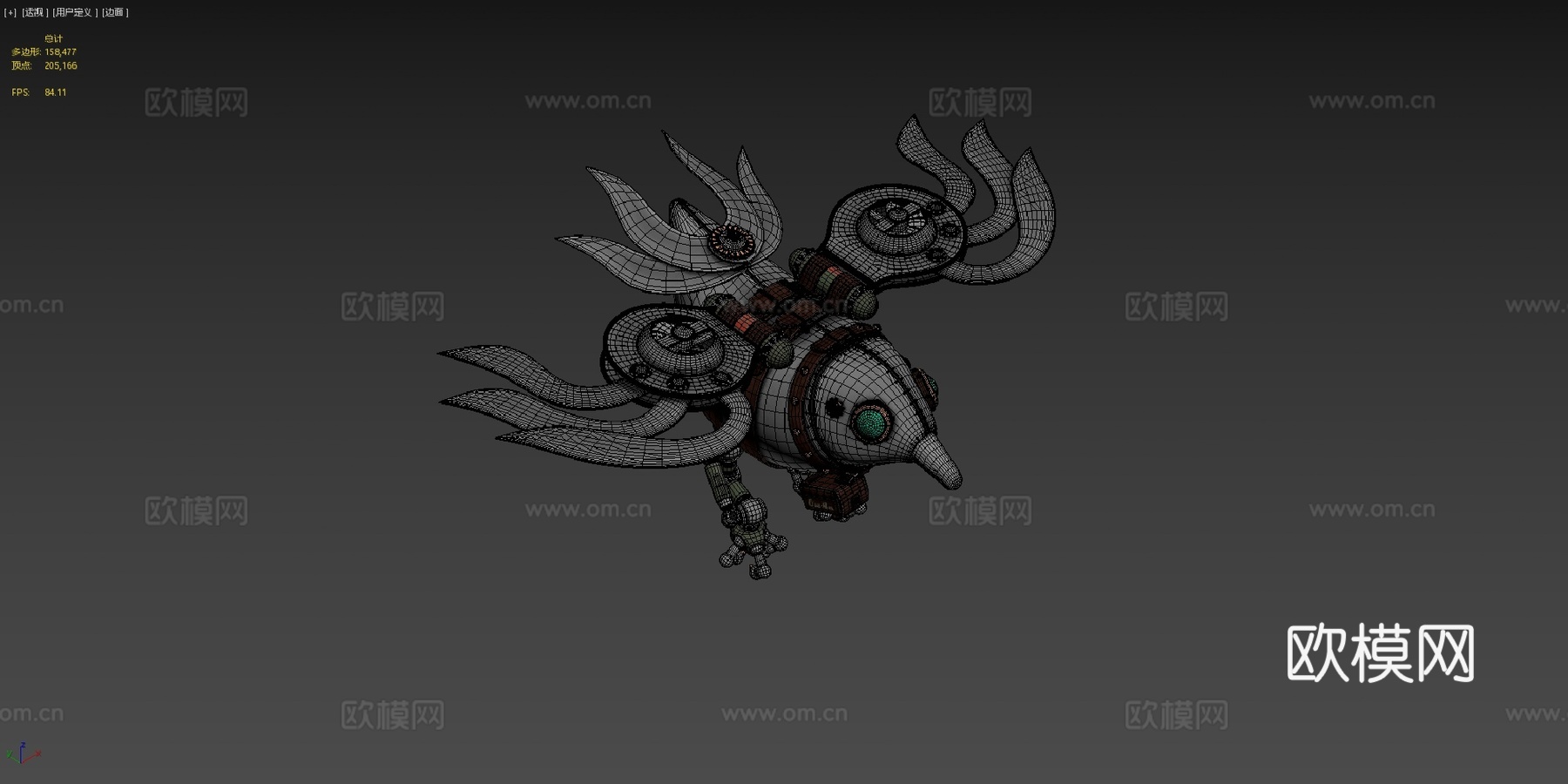 推特鸟B3d模型下载（渲染图4）