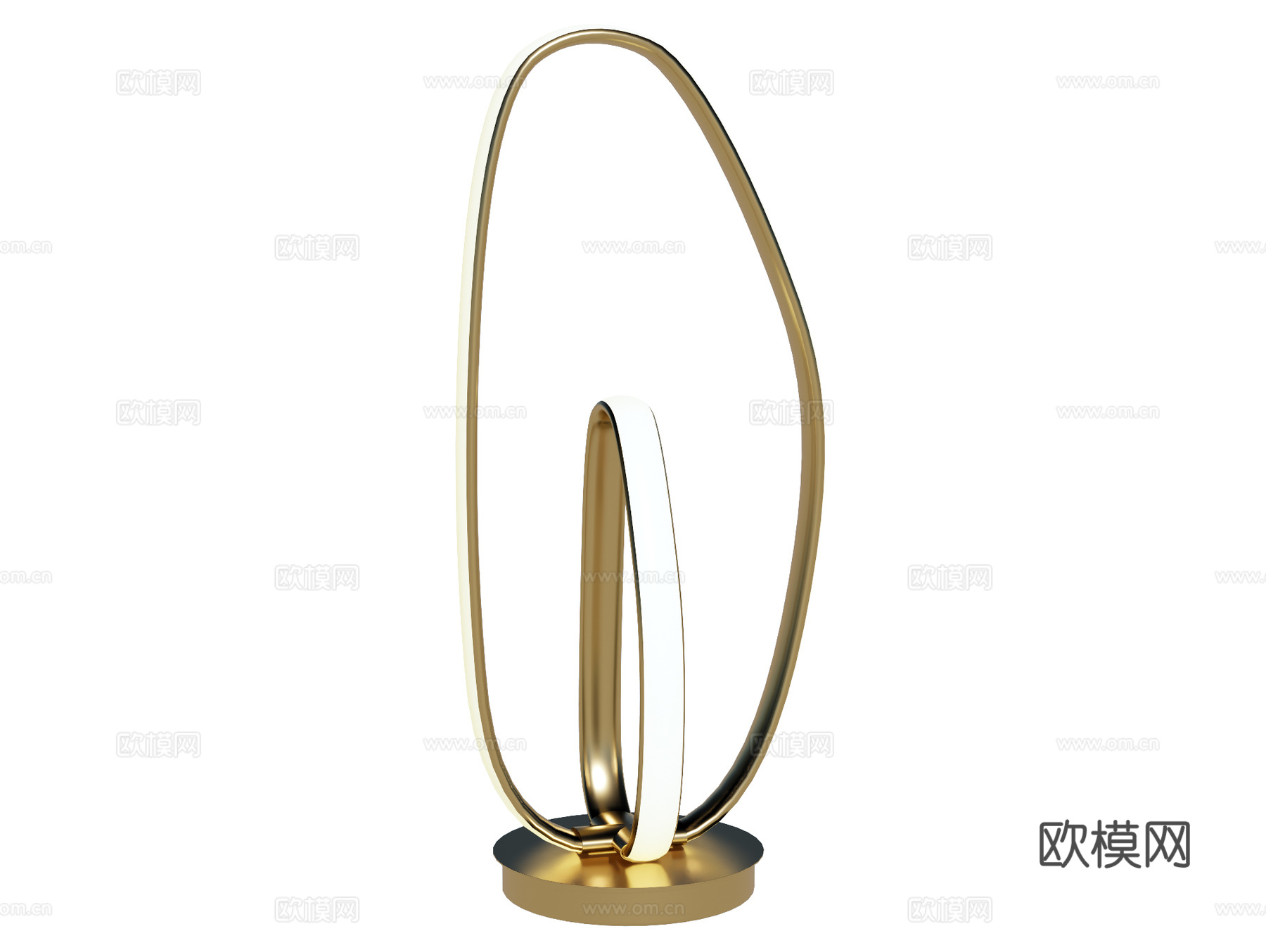 台灯 装饰灯具 氛围灯具 金属台灯su模型