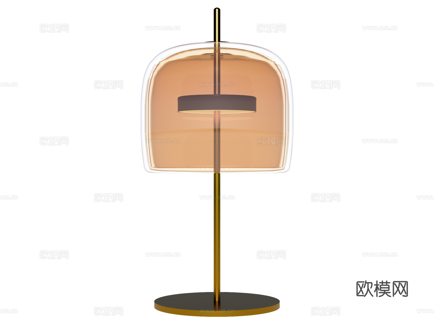 台灯 装饰灯具 氛围灯具 金属台灯 玻璃台灯su模型