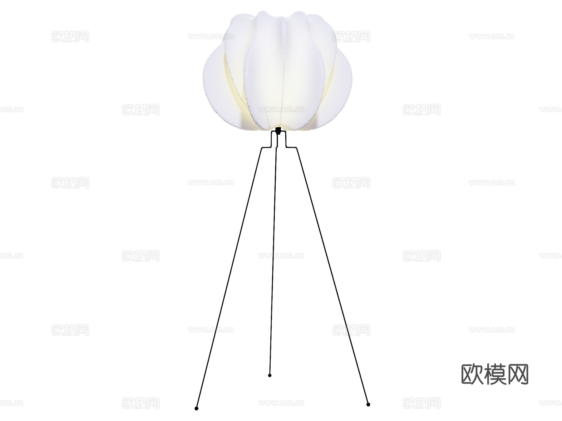 落地灯 装饰灯具 氛围落地灯su模型