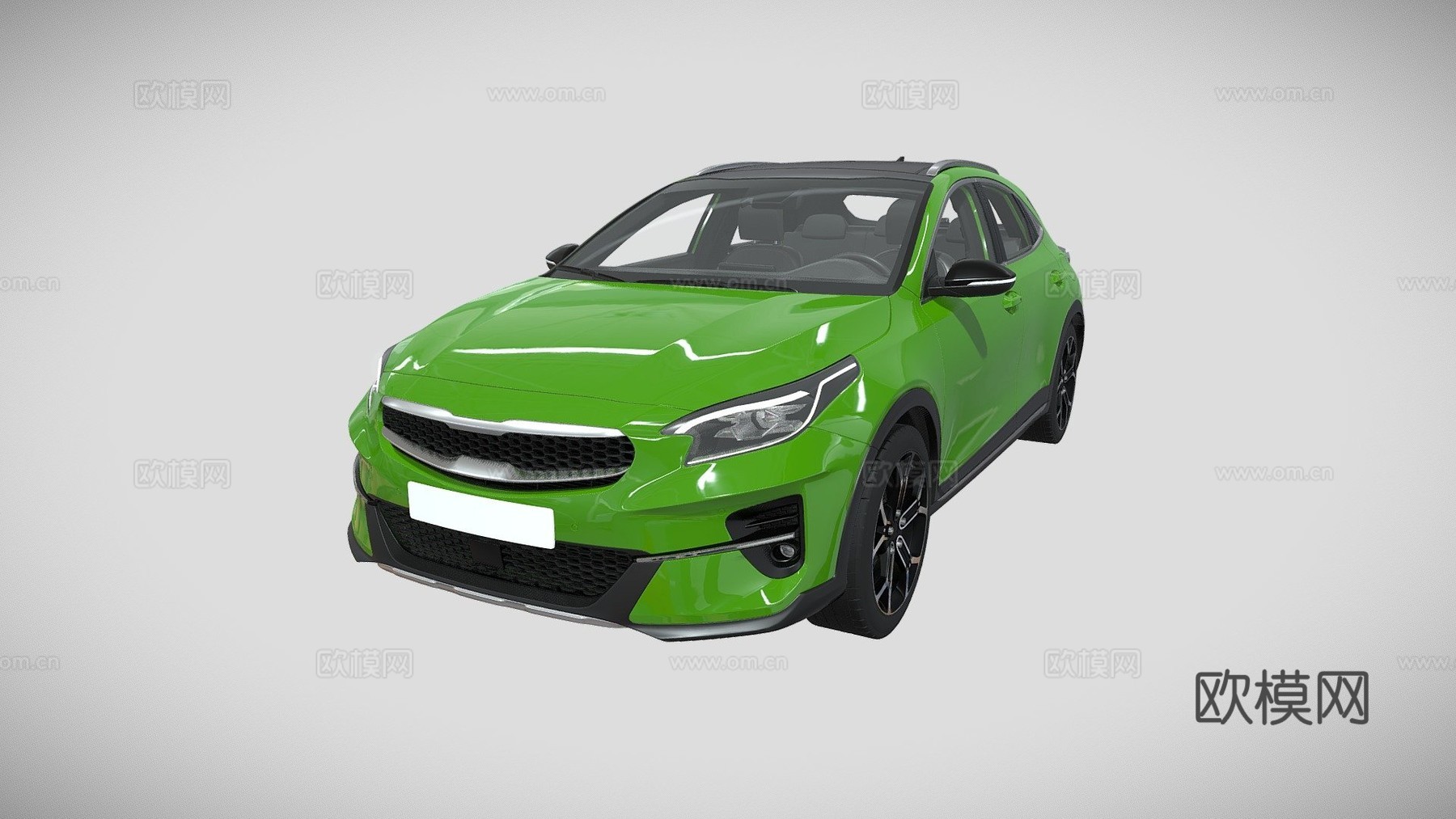 运动型多用途车3d模型下载（渲染图1）