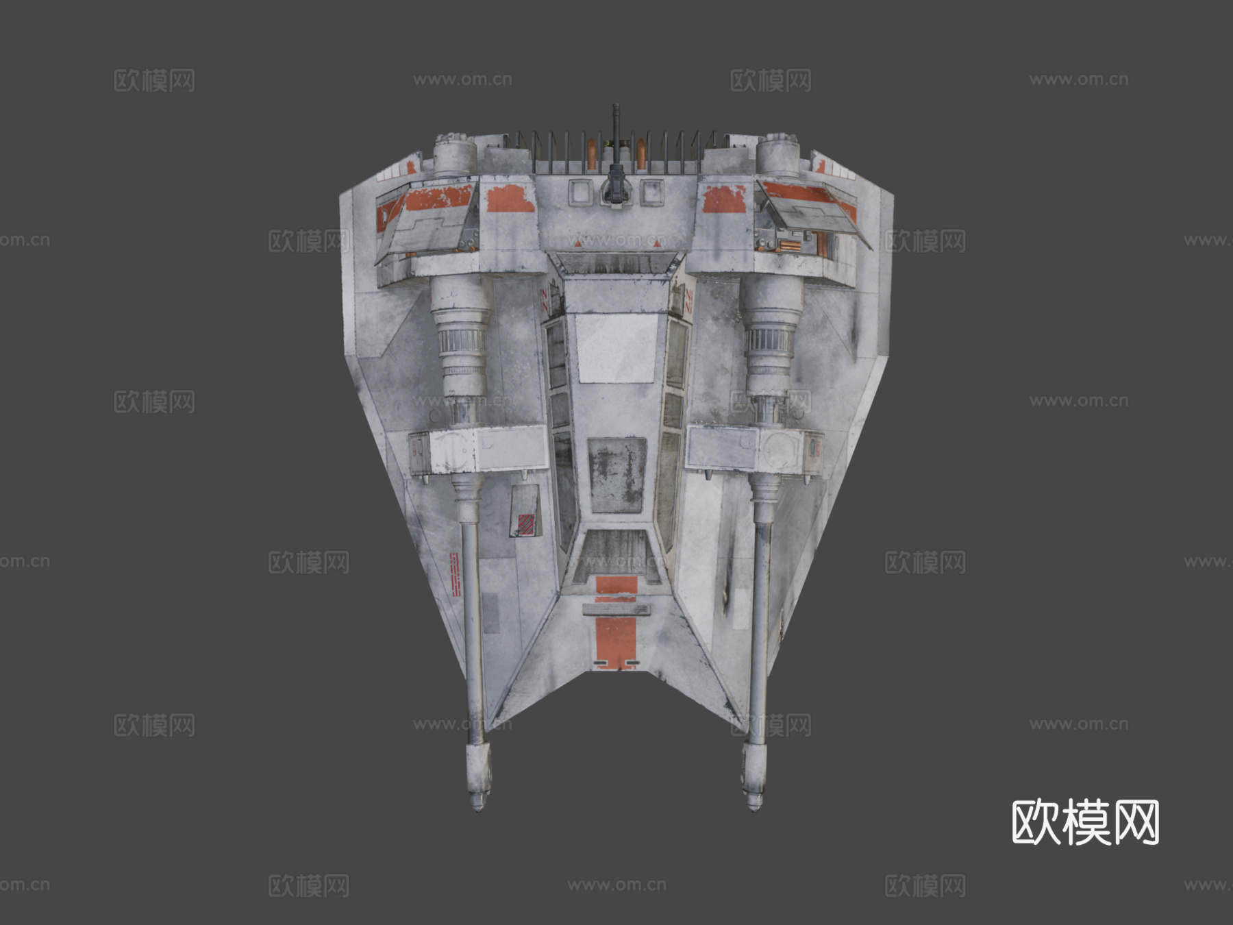 T-47雪地飞行艇3d模型下载（渲染图7）