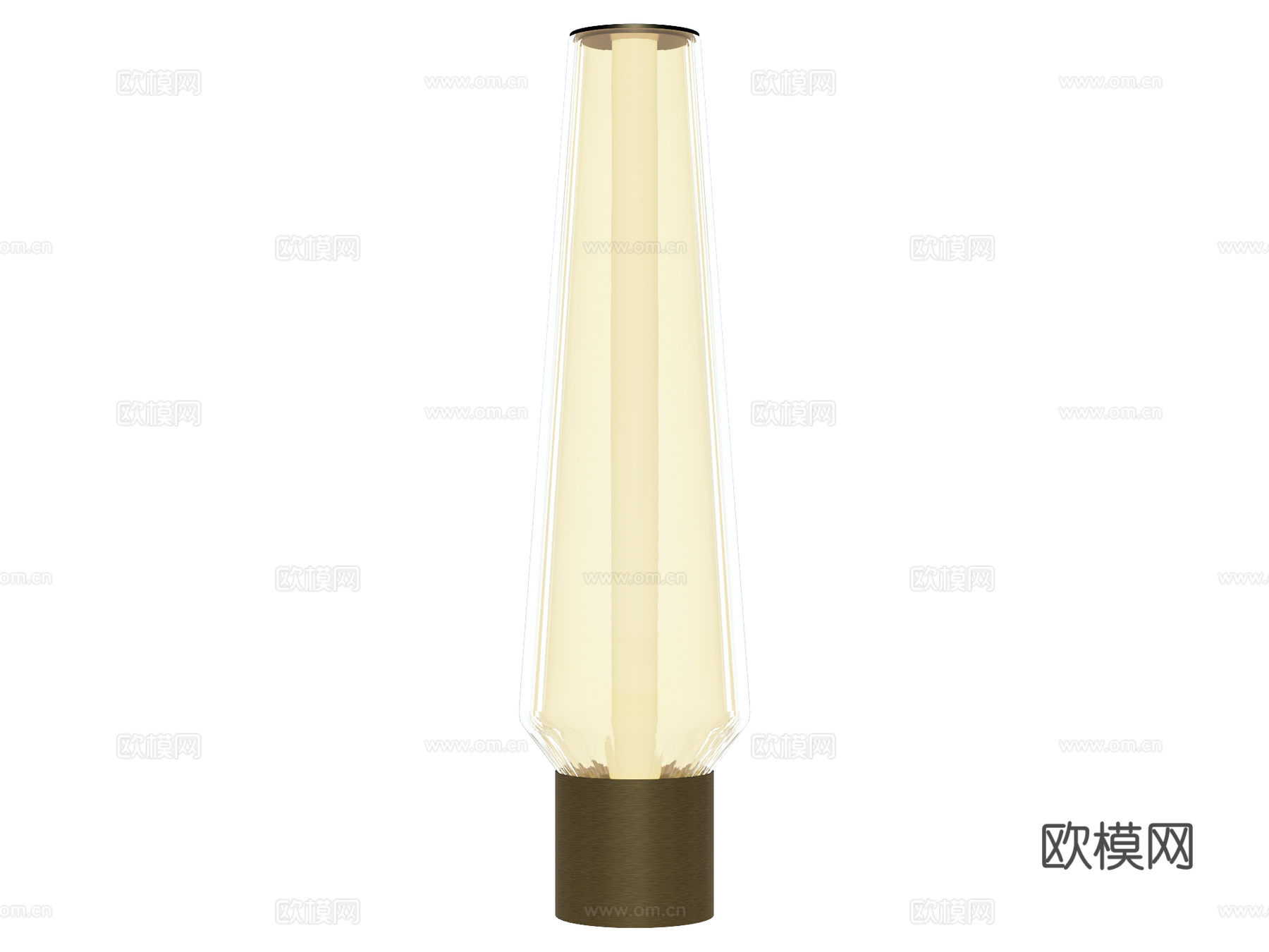 台灯 装饰灯具 氛围灯具 金属台灯 玻璃台灯su模型