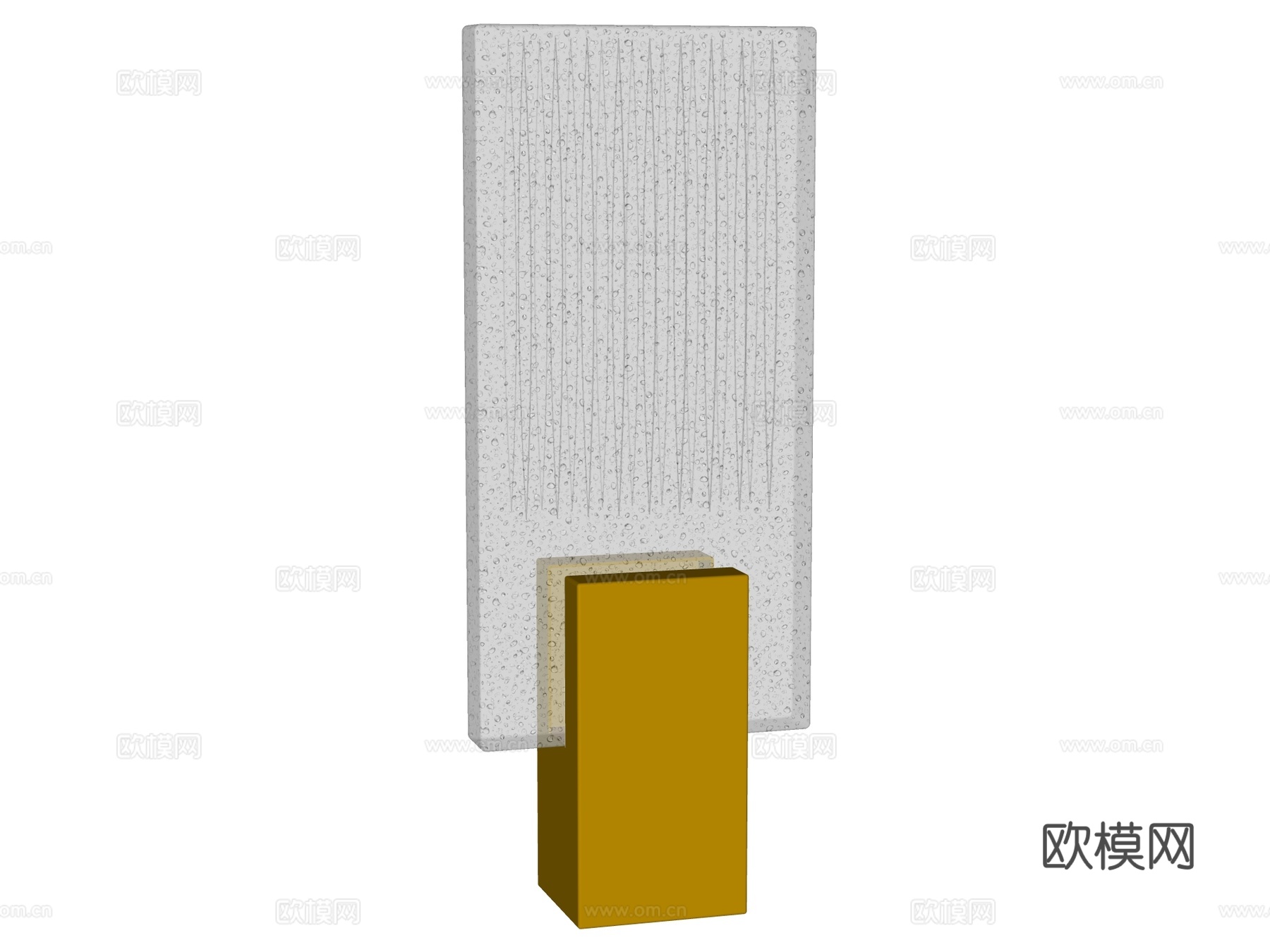 台灯 装饰灯具 氛围灯具 金属台灯 玻璃台灯su模型