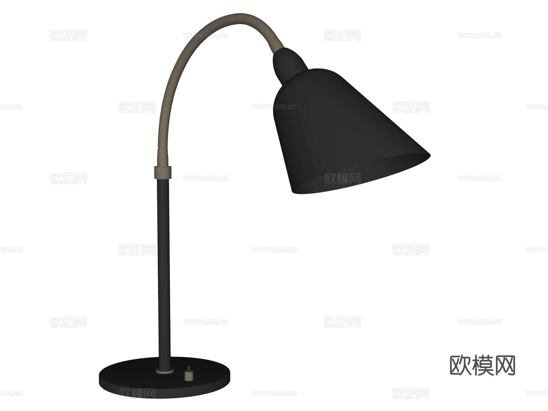 台灯 装饰灯具 氛围灯具 金属台灯su模型